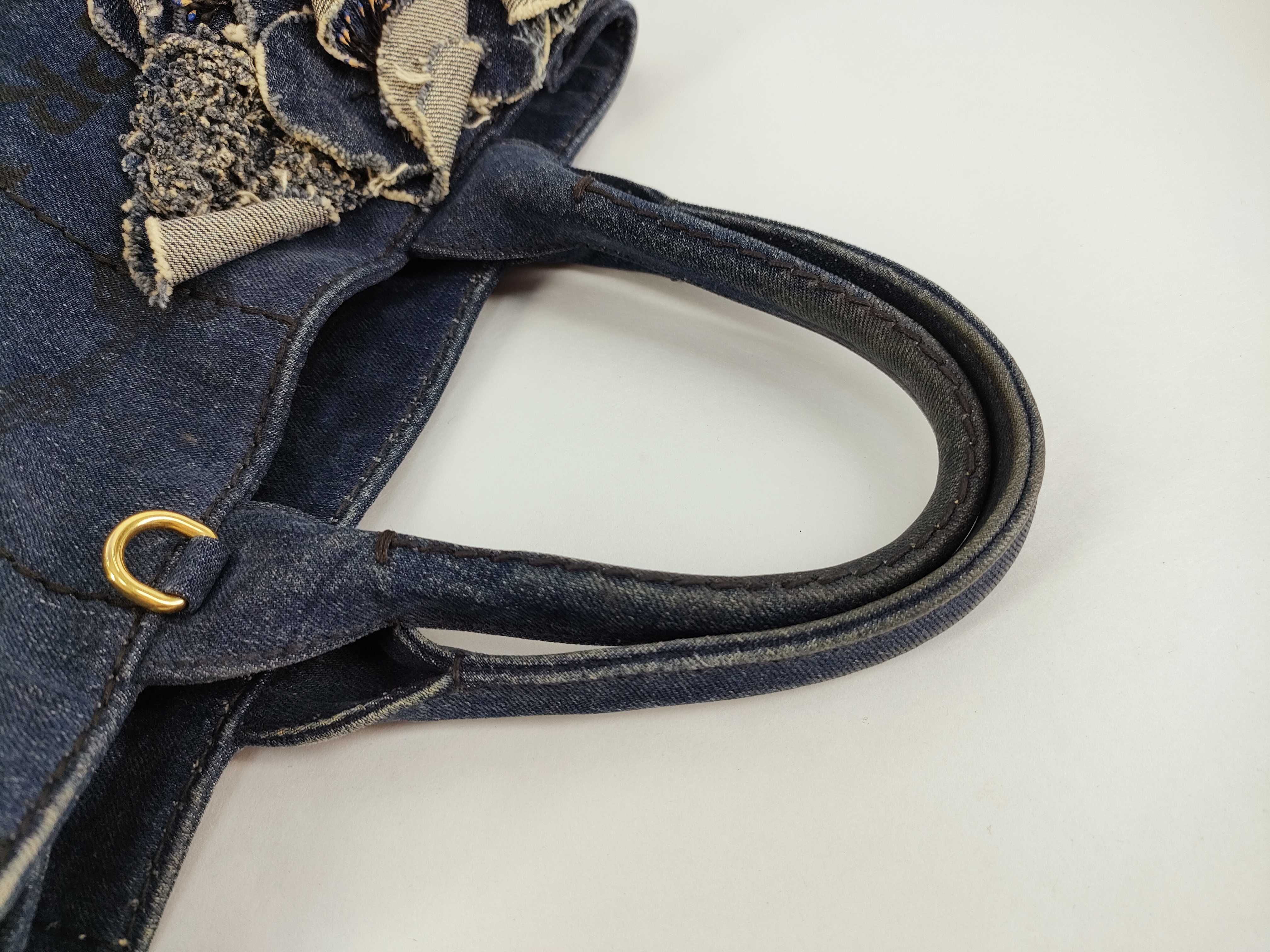 Denim Canapa 1BG439 Blue Strap Handbag — view 3