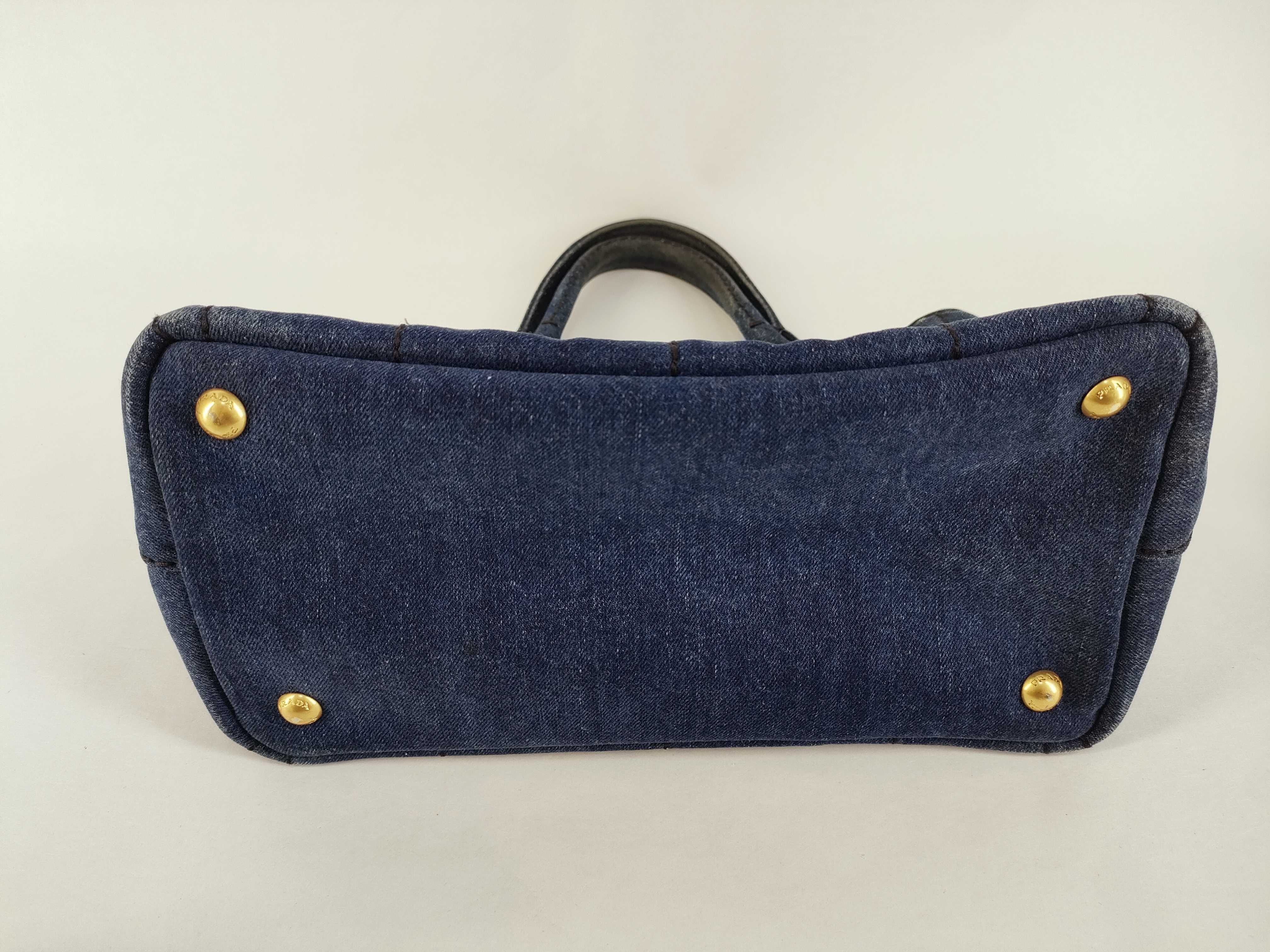 Denim Canapa 1BG439 Blue Strap Handbag — view 7