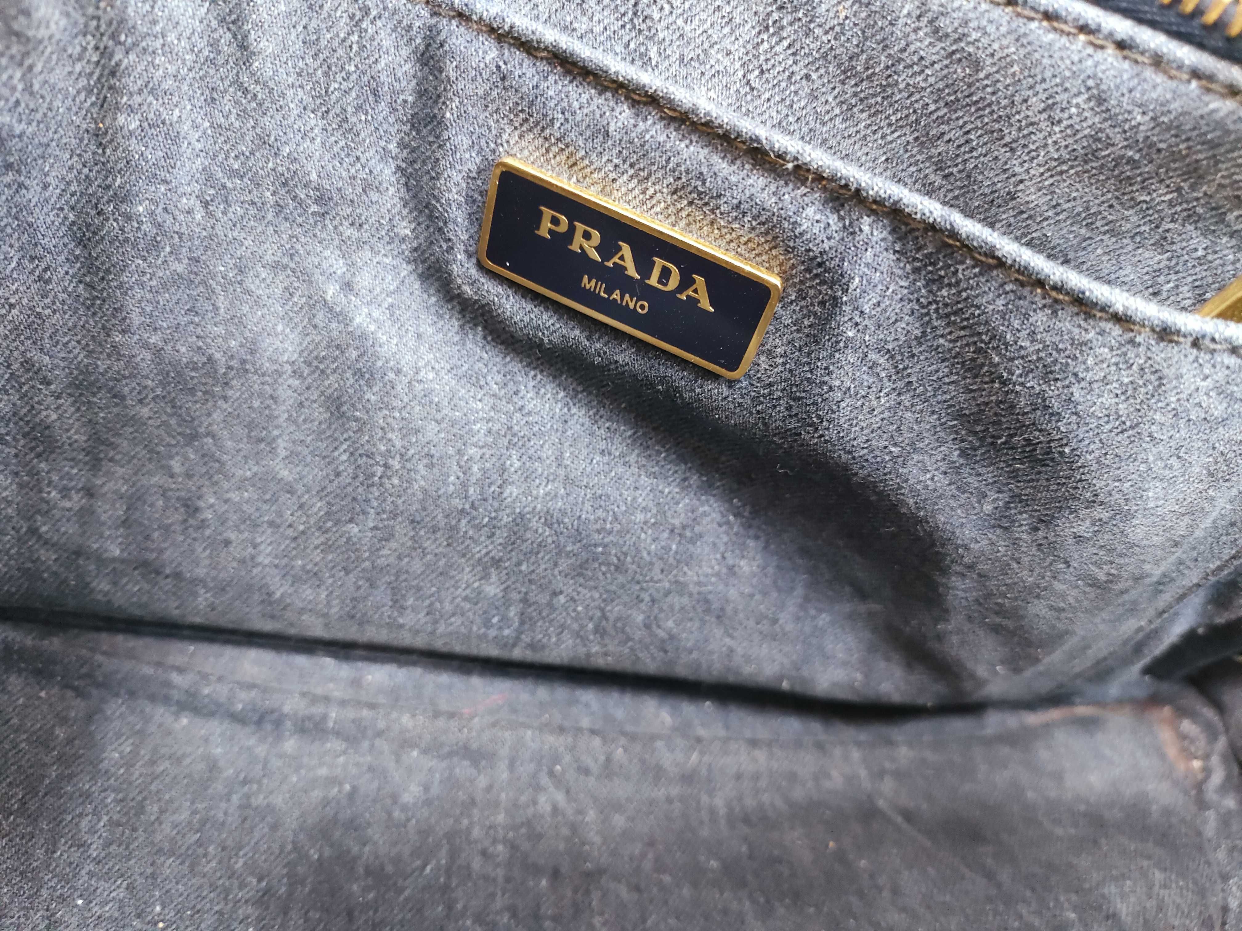 Denim Canapa 1BG439 Blue Strap Handbag — view 10
