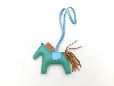Green Mylo Lambskin Rodeo PM Charm A Stamp Other Accessories