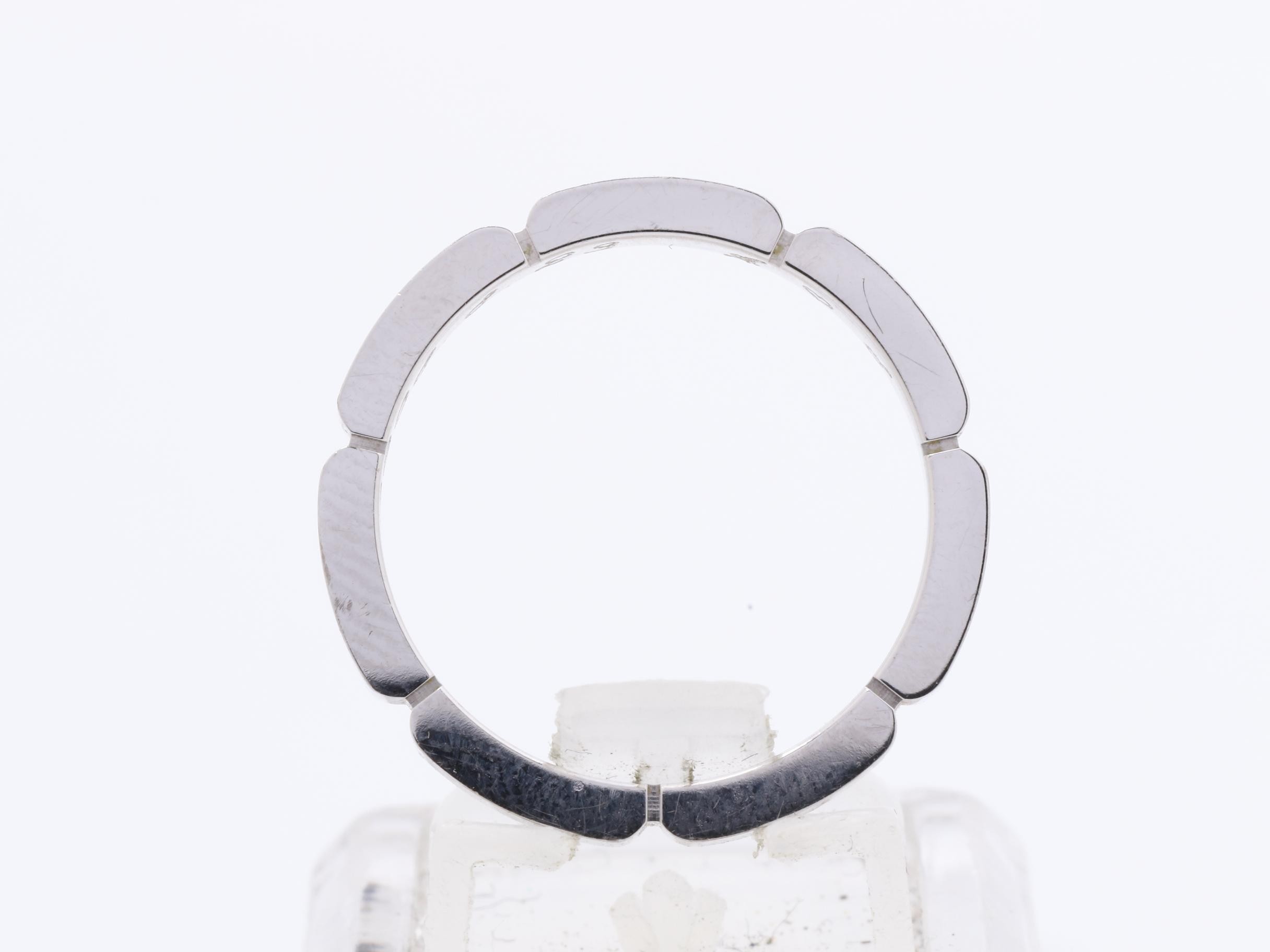 Maillon Panthère ring, 750WG, 4.4g, #55 — view 5