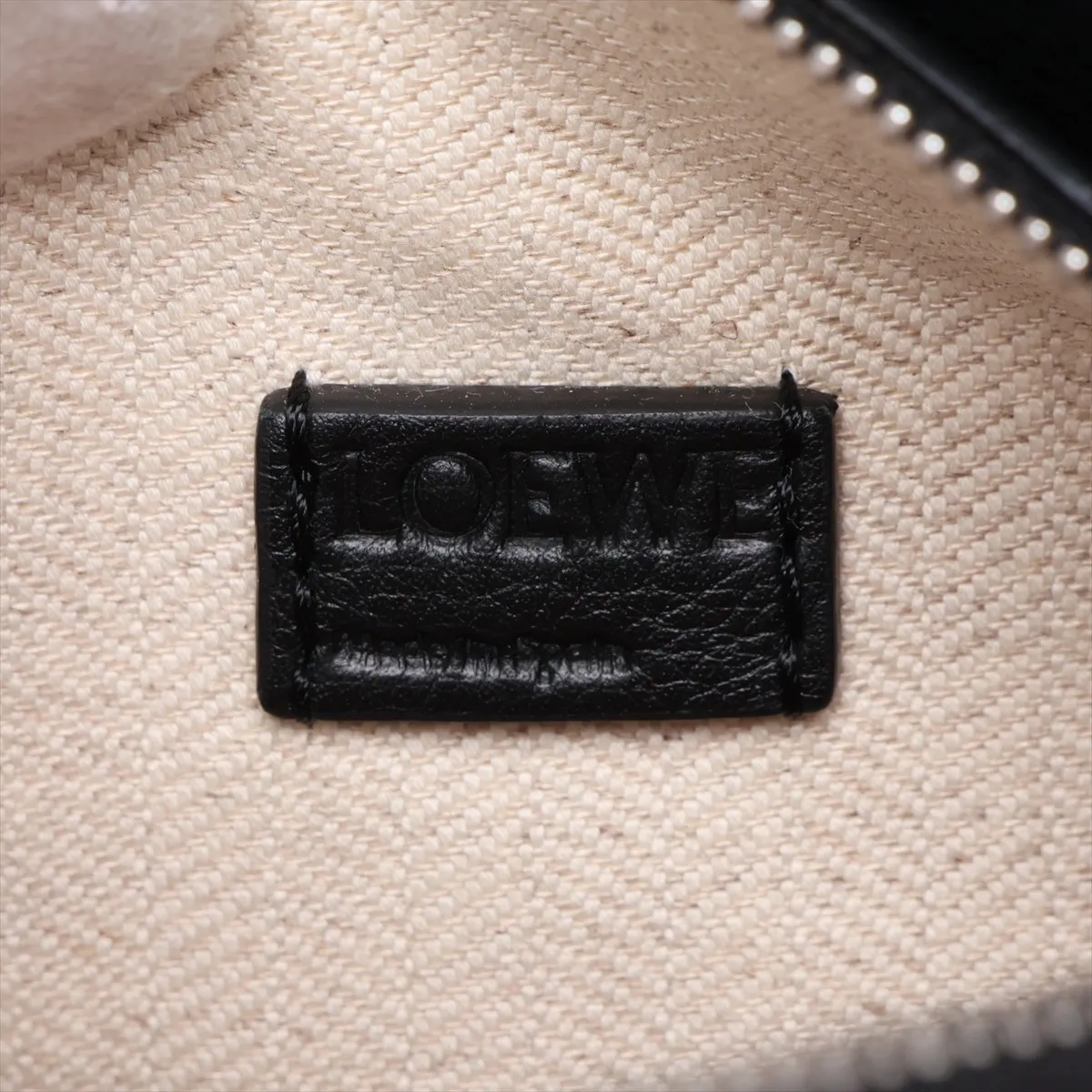 Mini Puzzle Bag Leather 2-Way Shoulder Bag Black — view 9