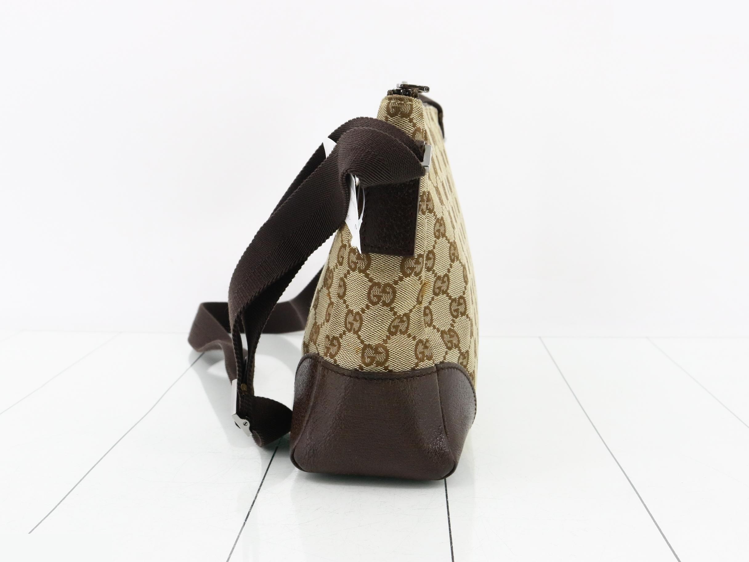 Shoulder bag, beige, brown — view 3