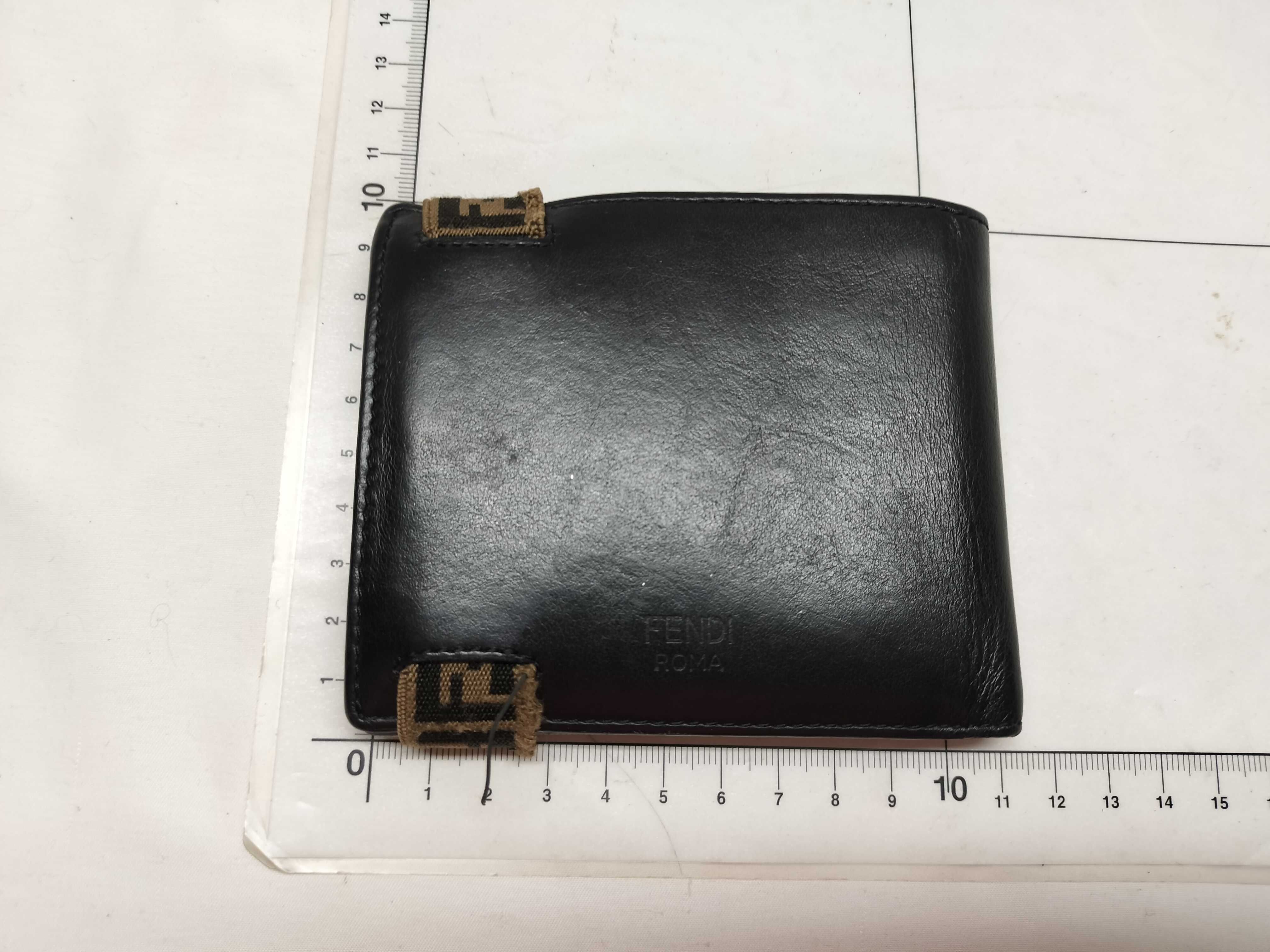 logo leather wallet — view 2