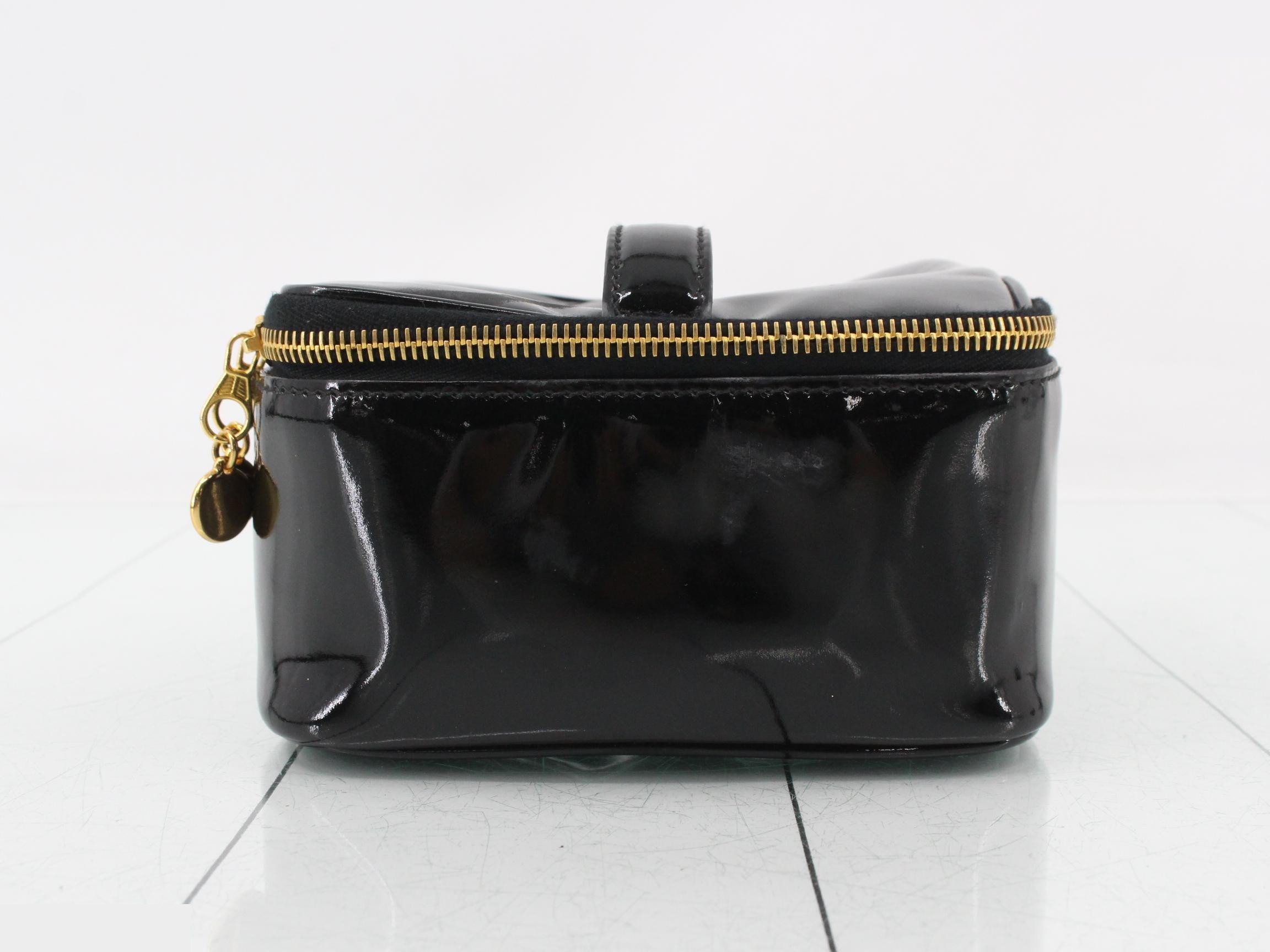 enamel Coco Mark vanity handbag, serial number 4. — view 3