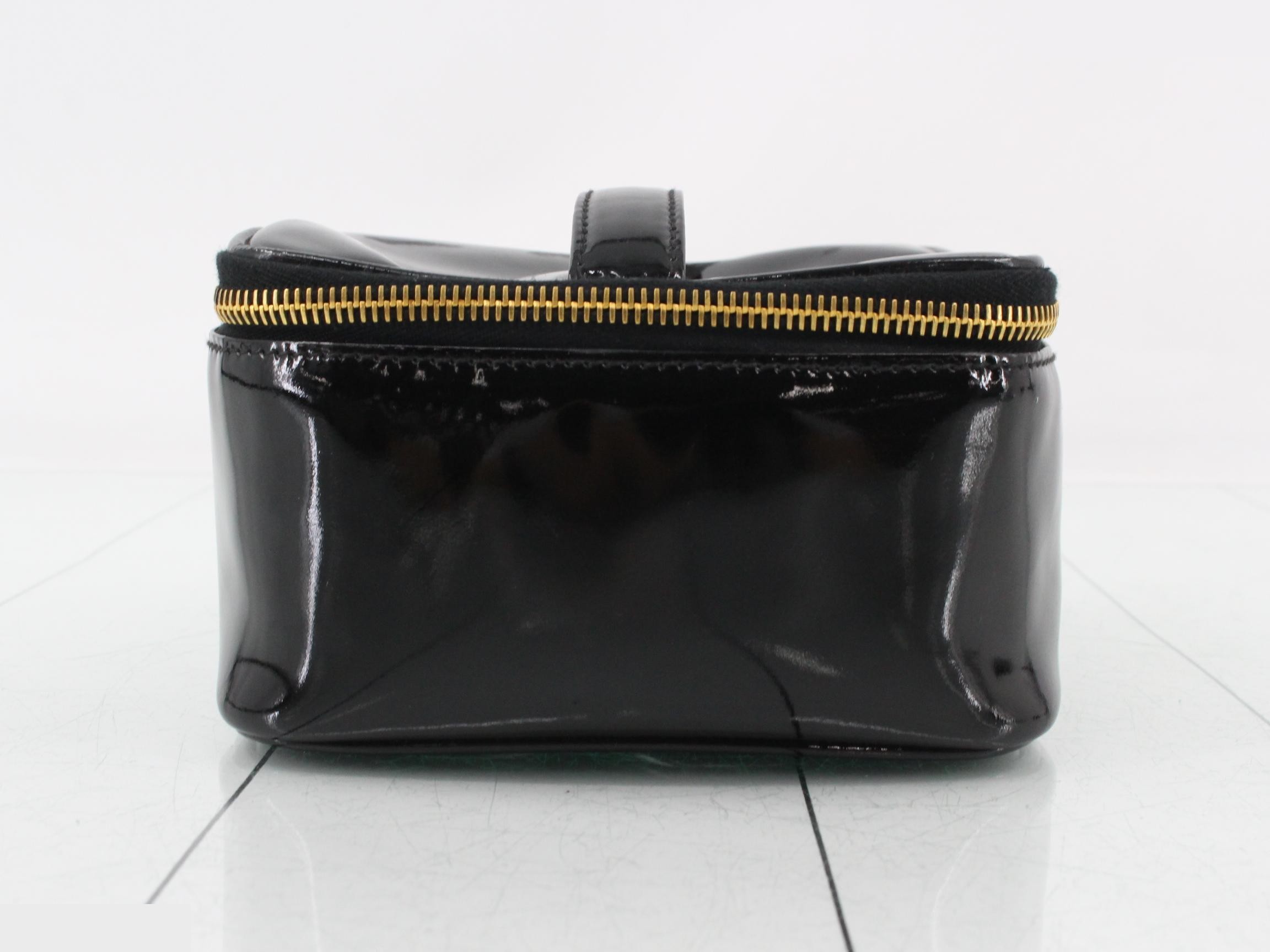 enamel Coco Mark vanity handbag, serial number 4. — view 4