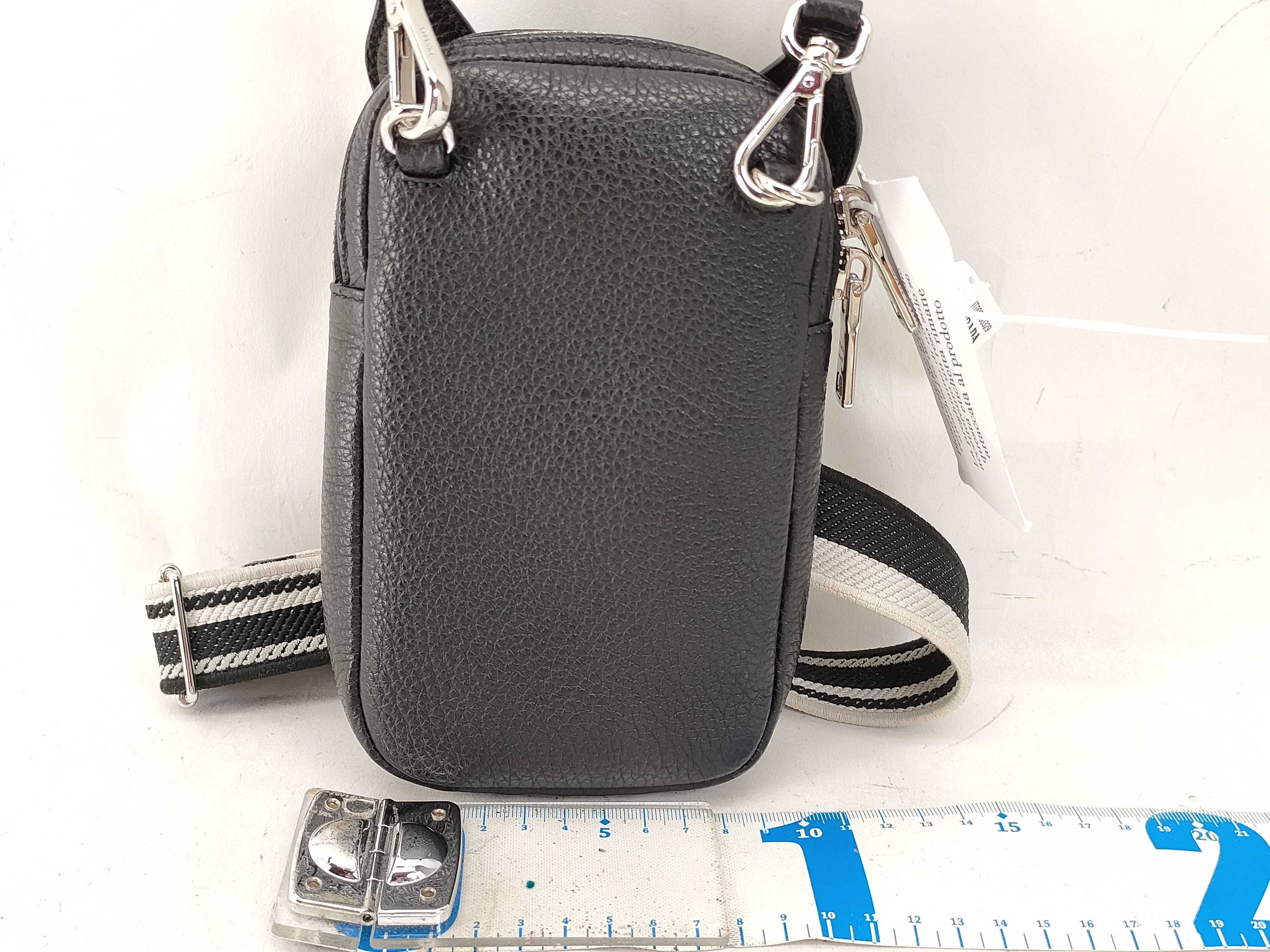 FR- Vitello Daino Shoulder bag Black 1BP027 Bag — view 2