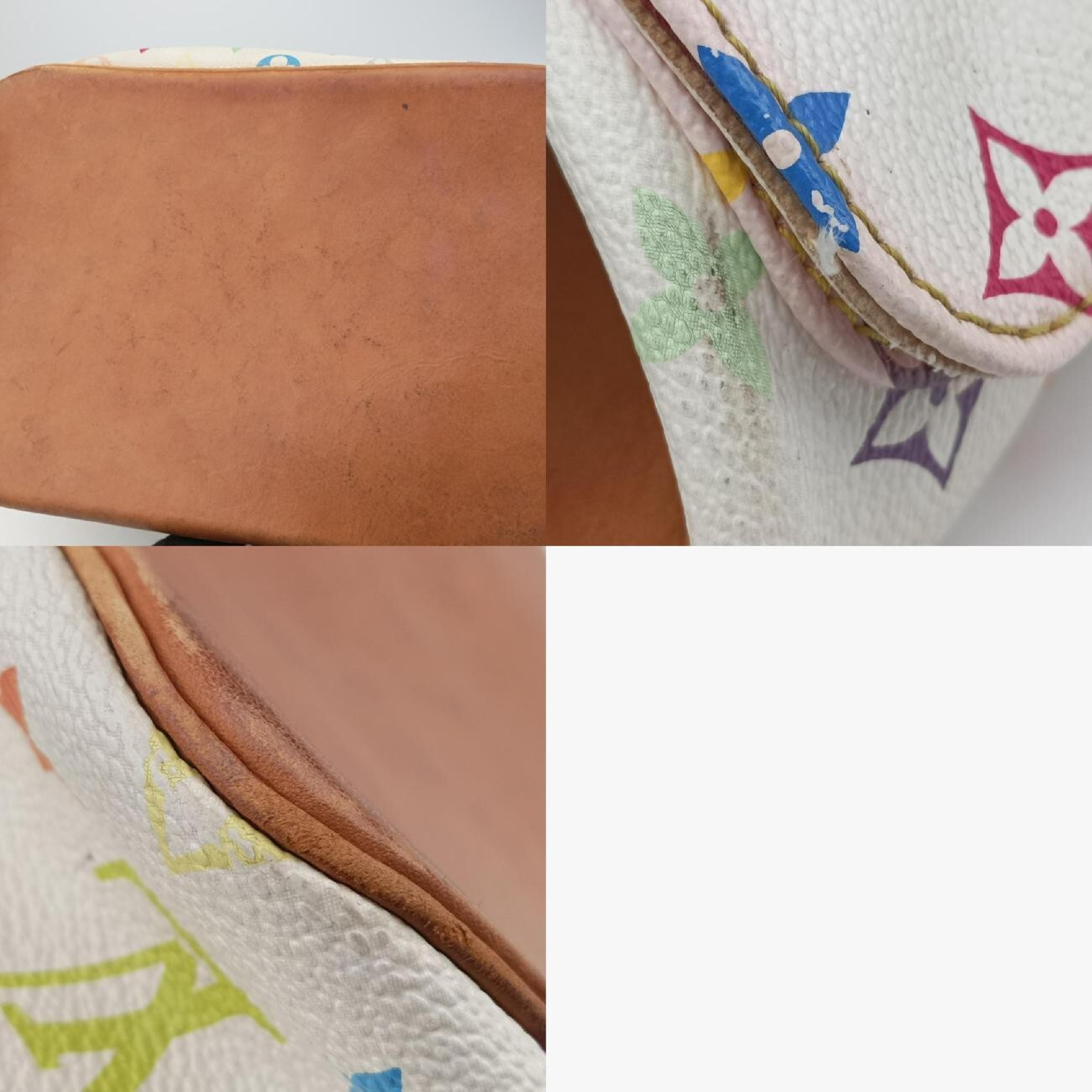 Petit Noé Blanc Monogram Multicolor M42229 (Serial Number Unknown) Shoulder Bag — view 12