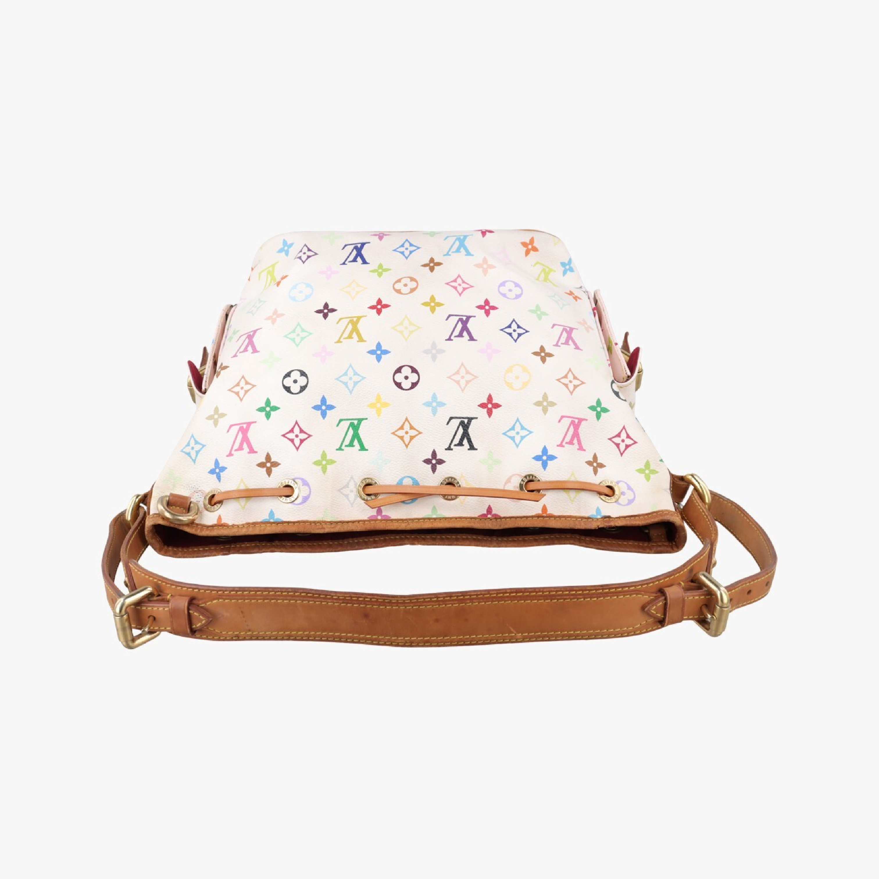 Petit Noé Blanc Monogram Multicolor M42229 (Serial Number Unknown) Shoulder Bag — view 5