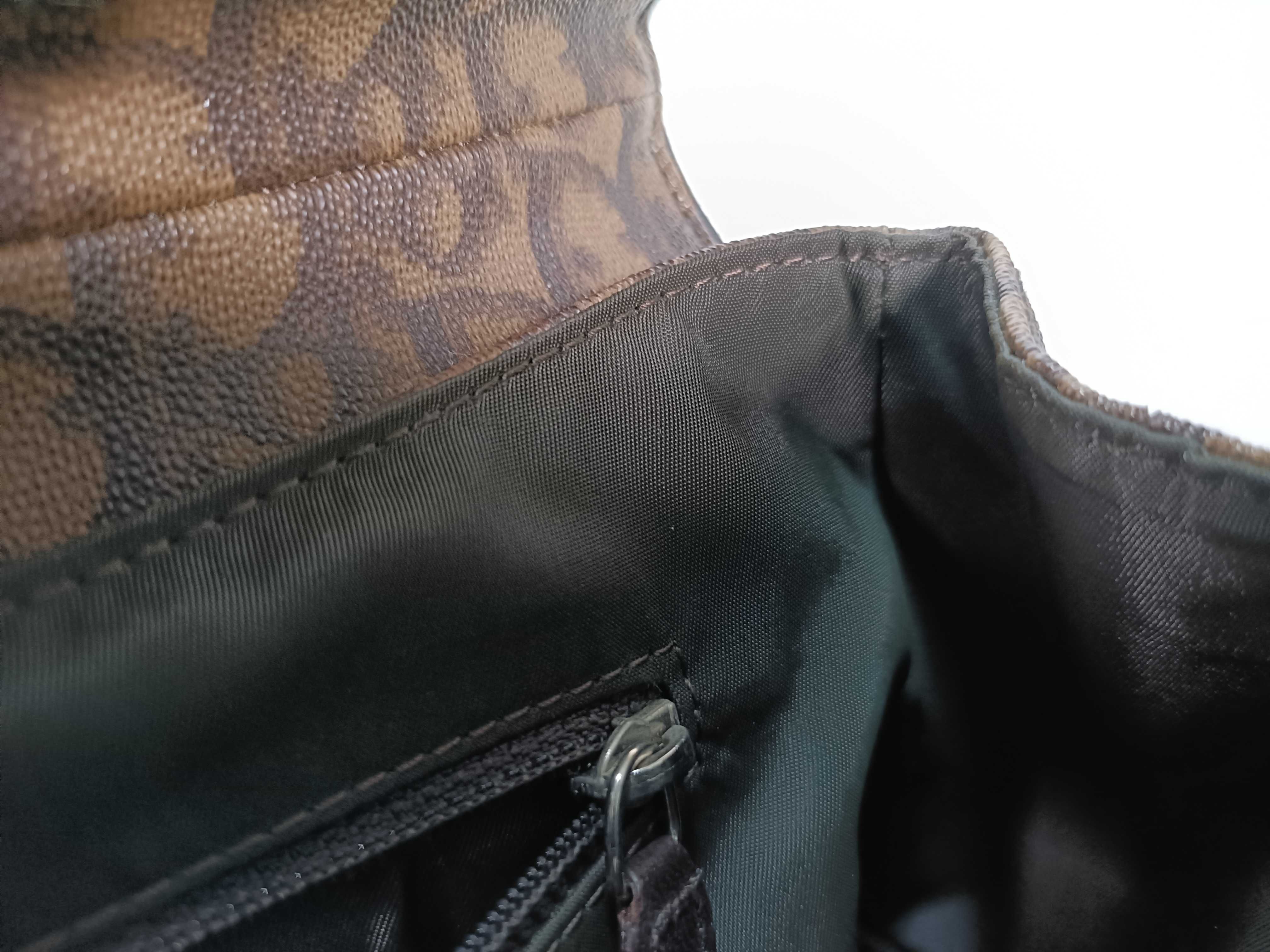 FR-Christian Trotter Romantic PVC & Leather Chain Shoulder Bag BROWN (Usu Handbag) — view 13