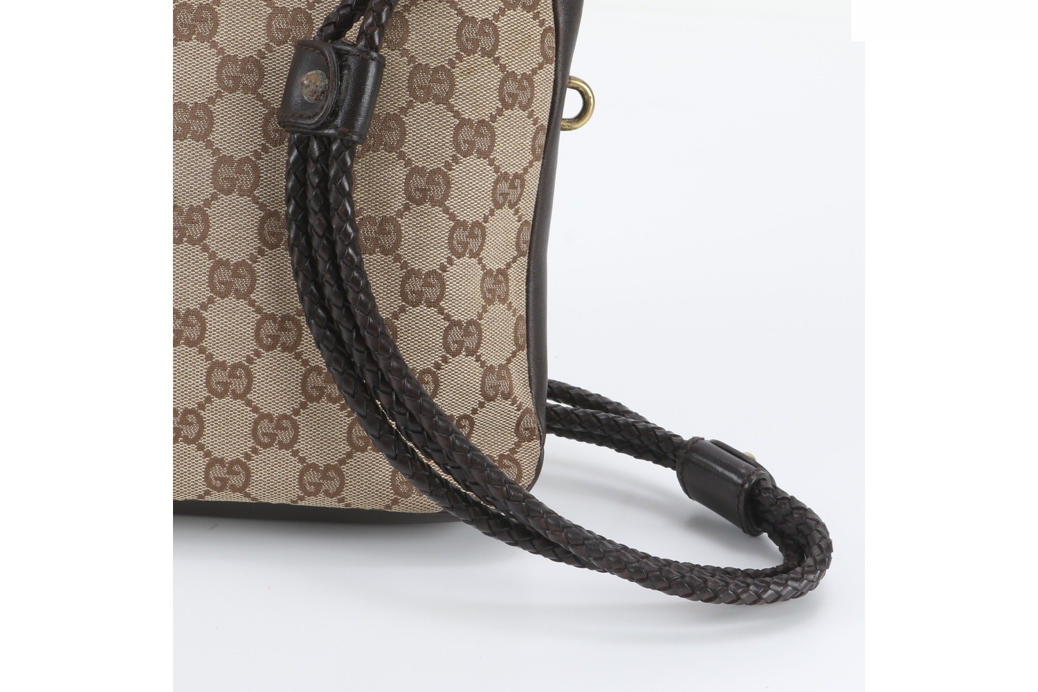 GG Canvas 109106 Leather Shoulder Bag — view 2