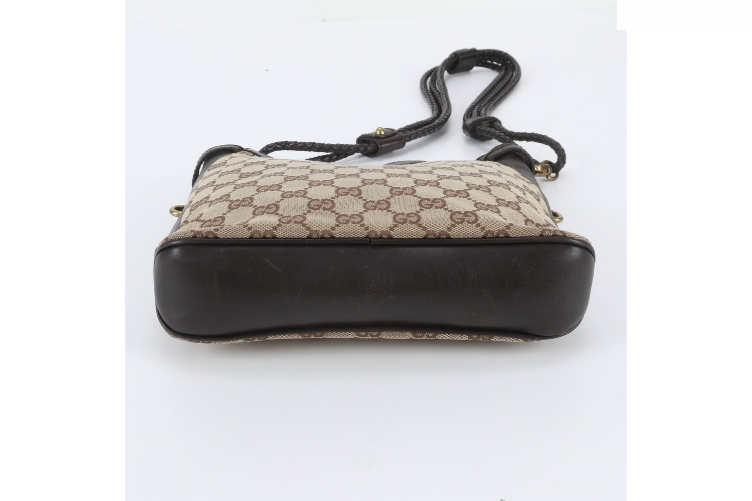 GG Canvas 109106 Leather Shoulder Bag — view 5