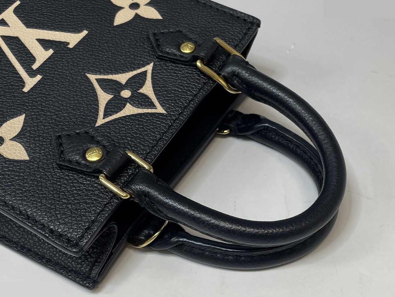 Monogram Empreinte Petite Sac Plat 2-Way Bag, Black — view 7