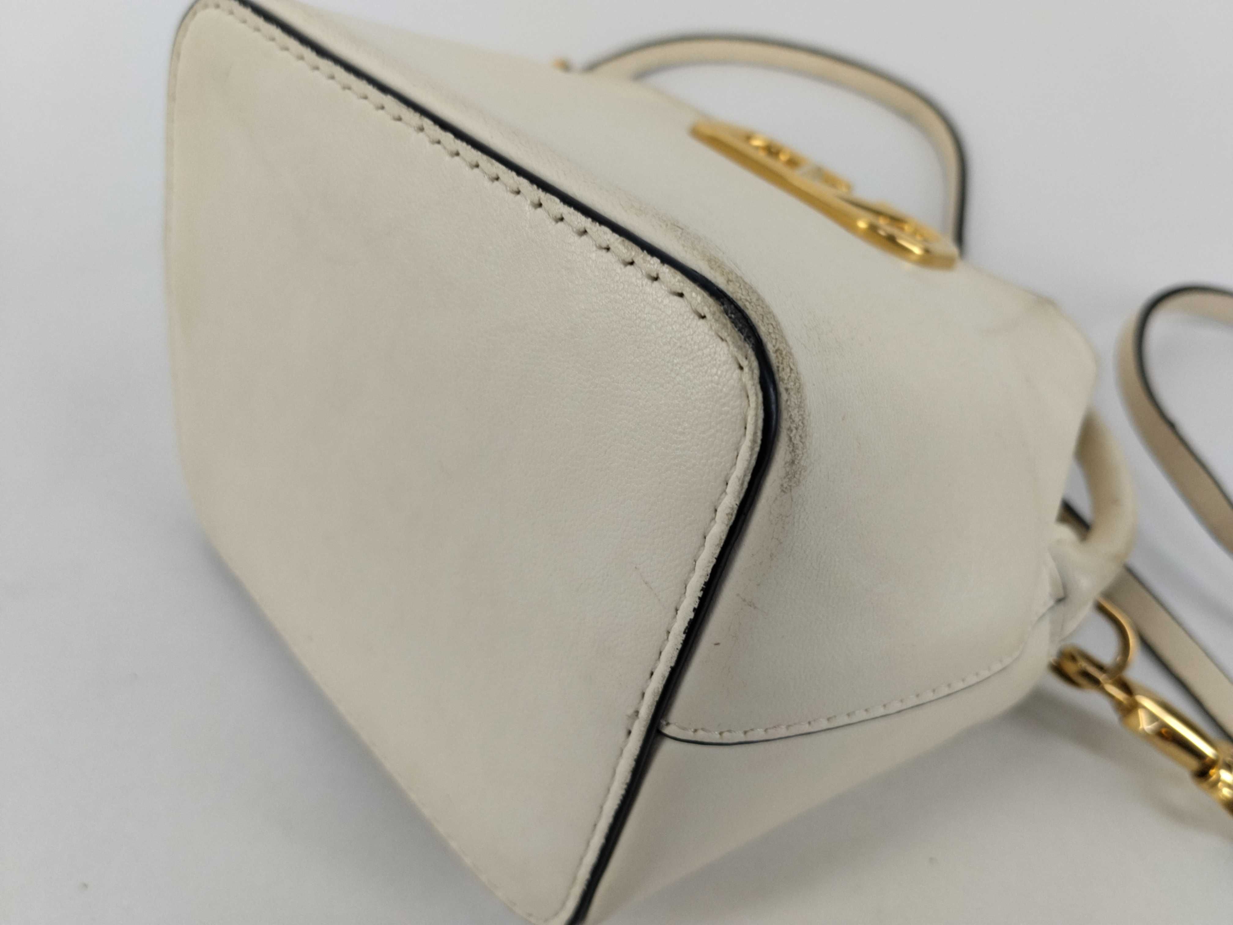 Shoulder Bag Leather White Shoulder Bag — view 6