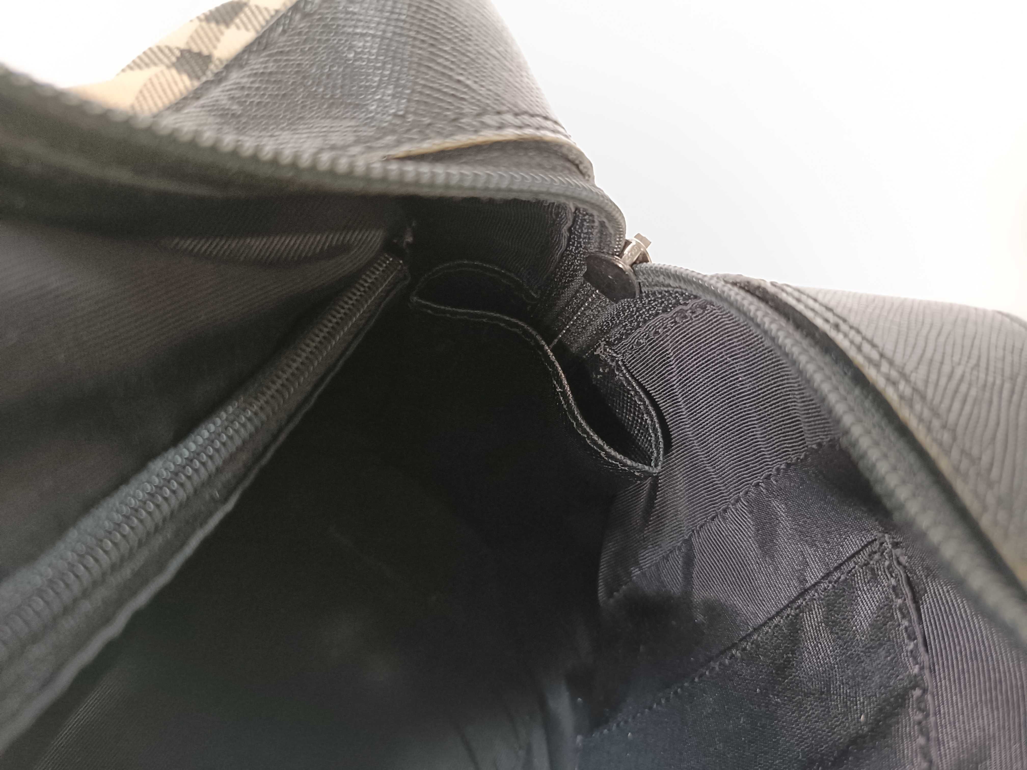 Nova Check Canvas Leather Handbag — view 13