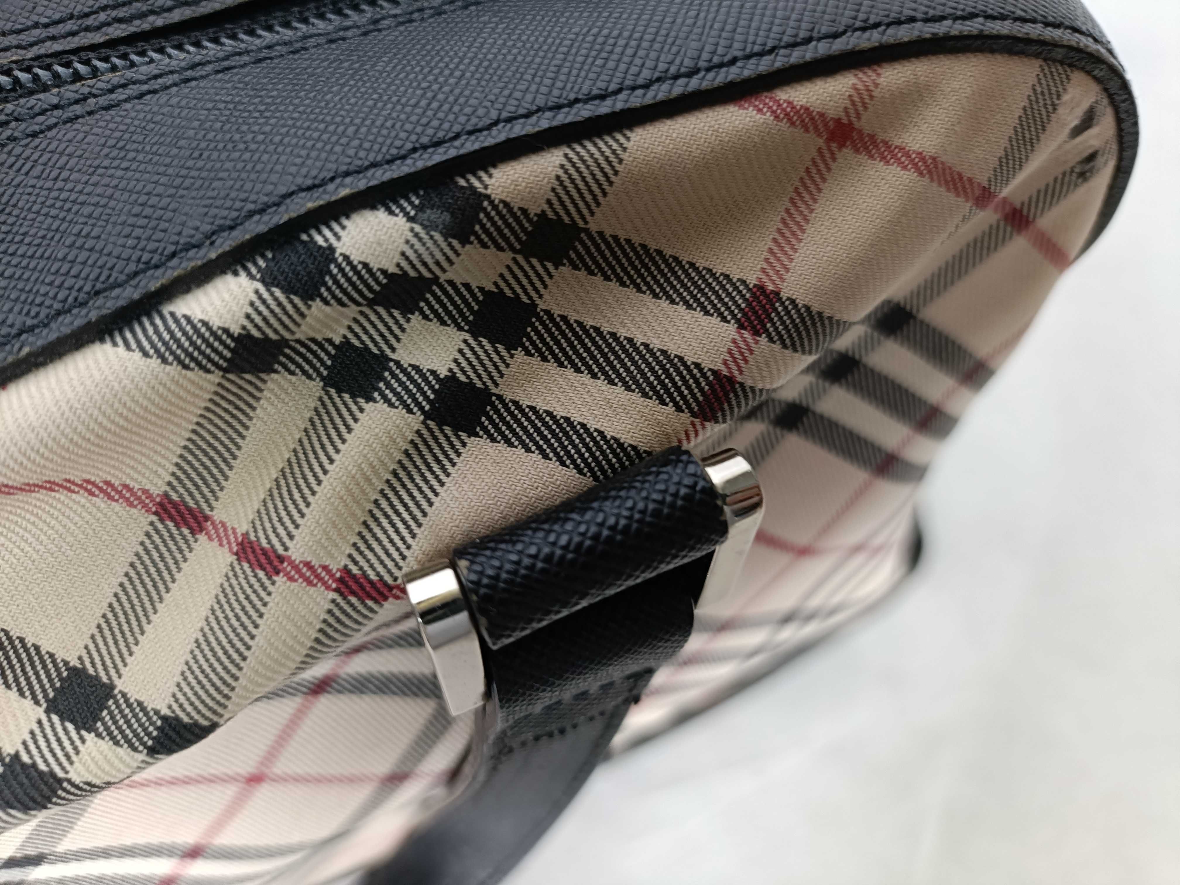 Nova Check Canvas Leather Handbag — view 4