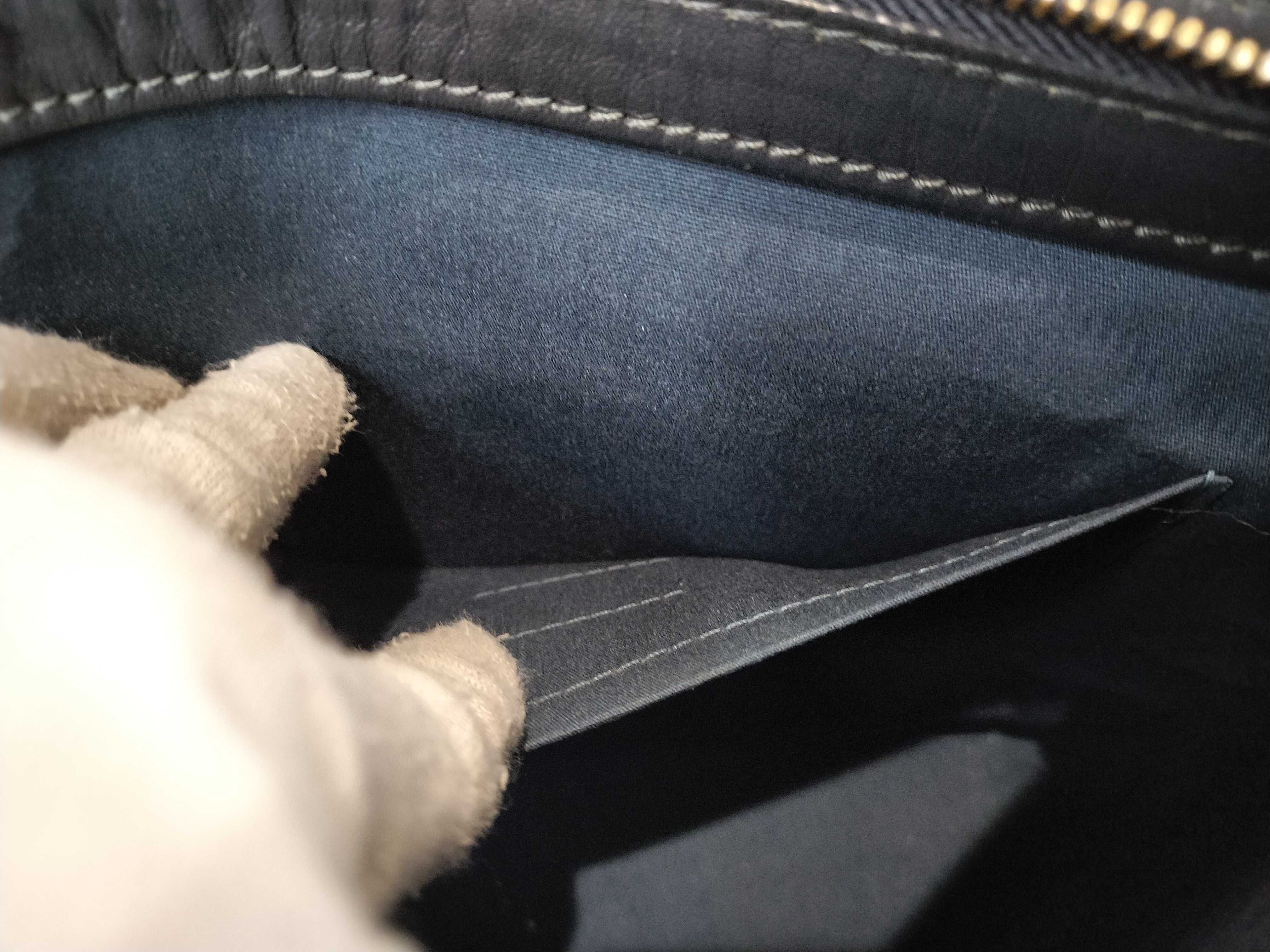 Monogram Mini Lucille PM M92680 SR0083 Navy Handbag — view 12