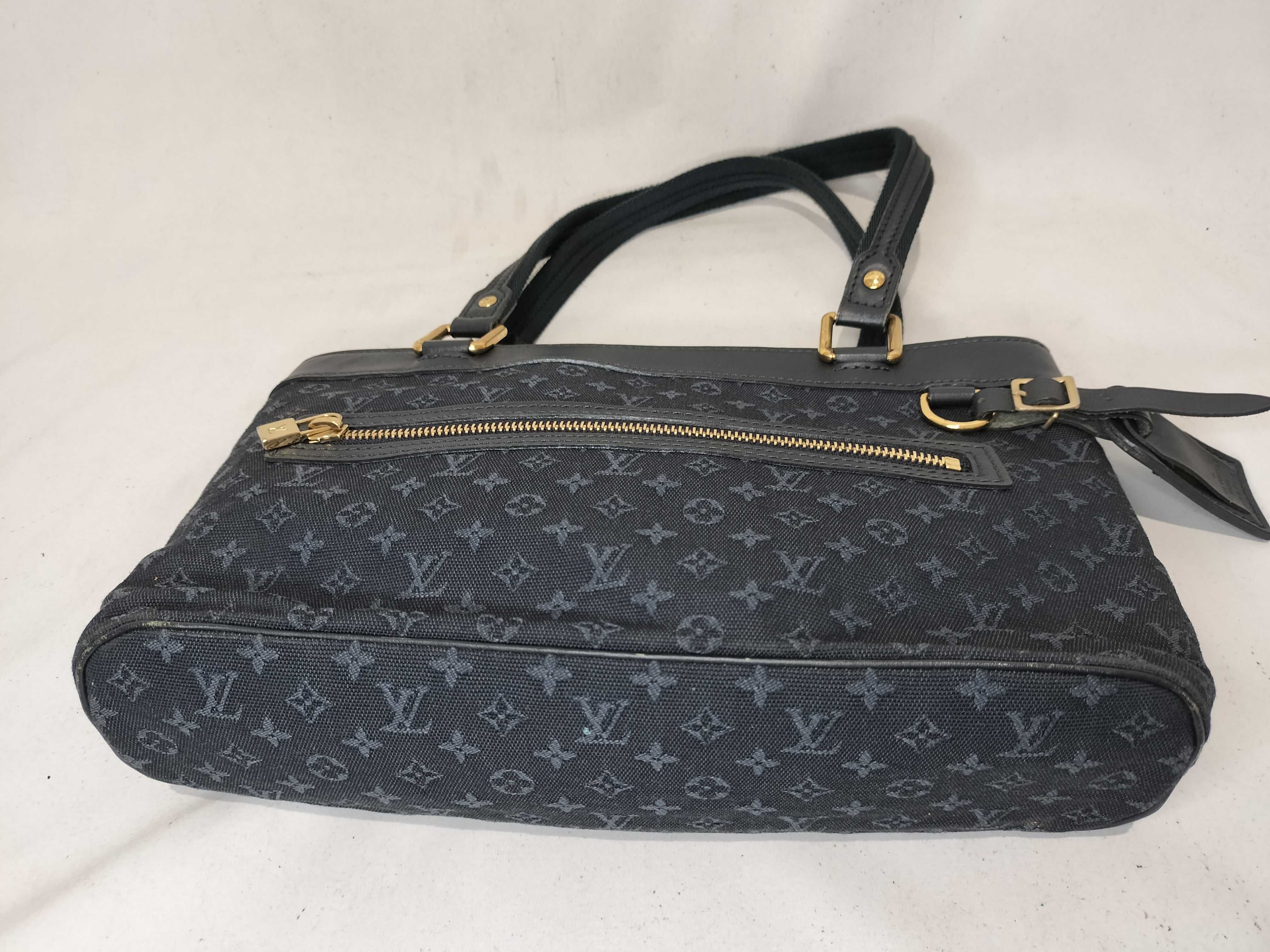 Monogram Mini Lucille PM M92680 SR0083 Navy Handbag — view 7