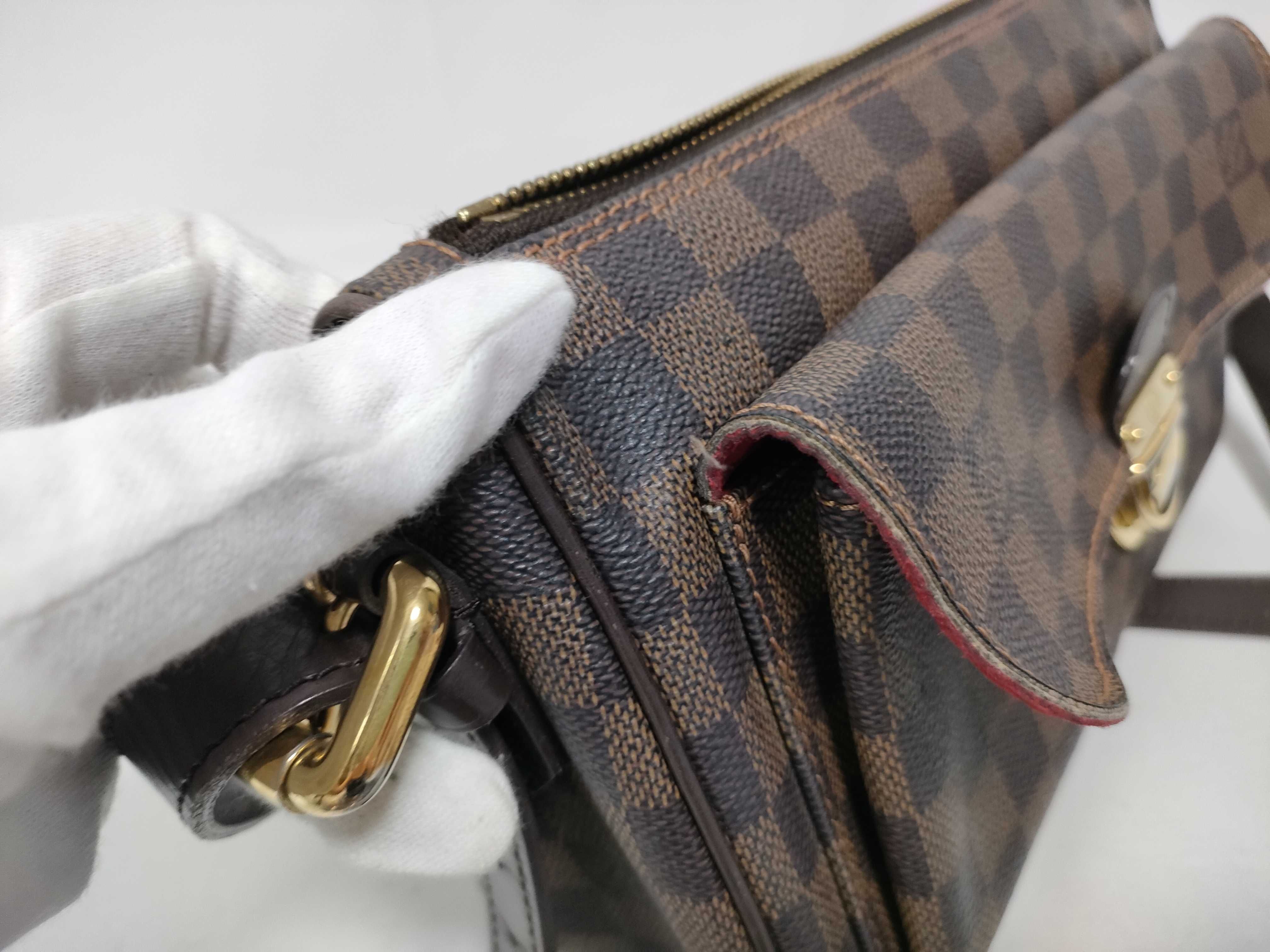 Damier Ravello GM N60006 VI0068 Brown Shoulder Bag — view 14