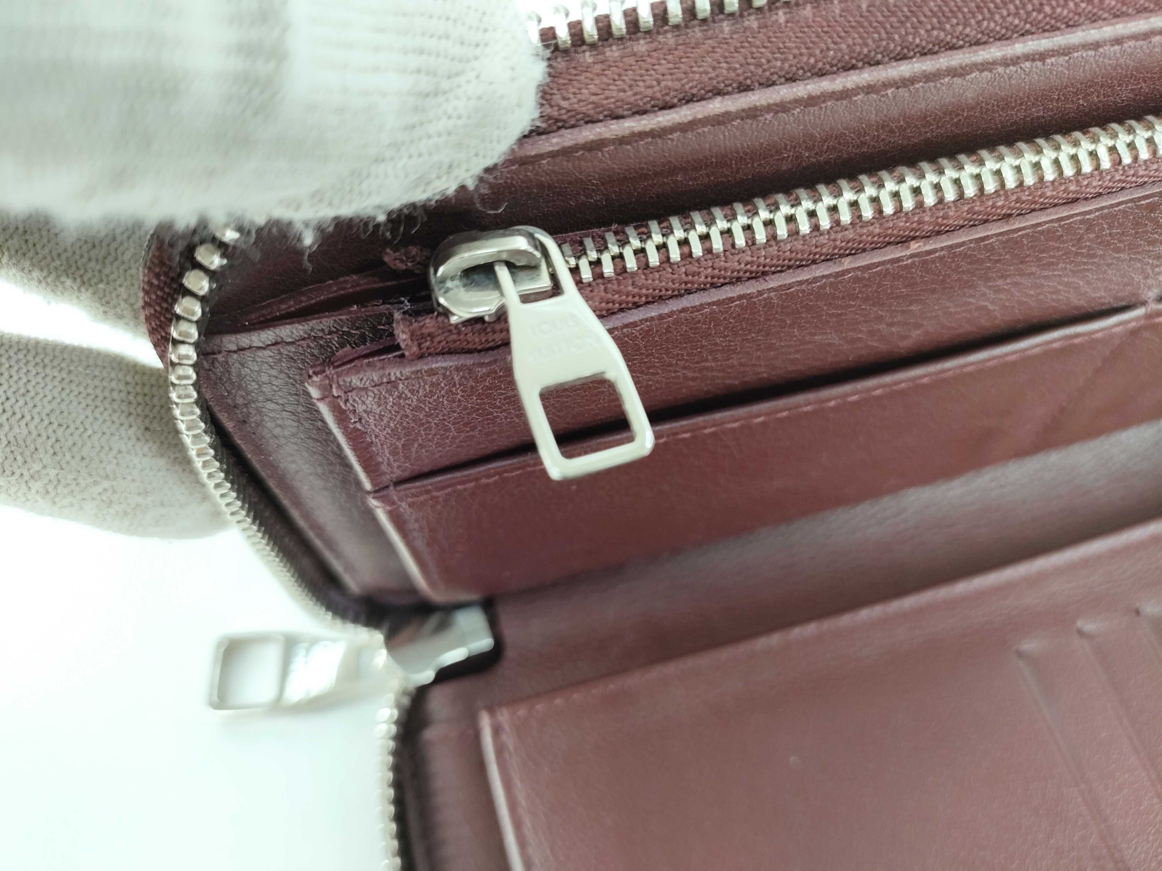 Taiga Zippy Wallet M58410 CA2154 Taurillon Bordeaux Wallet — view 14