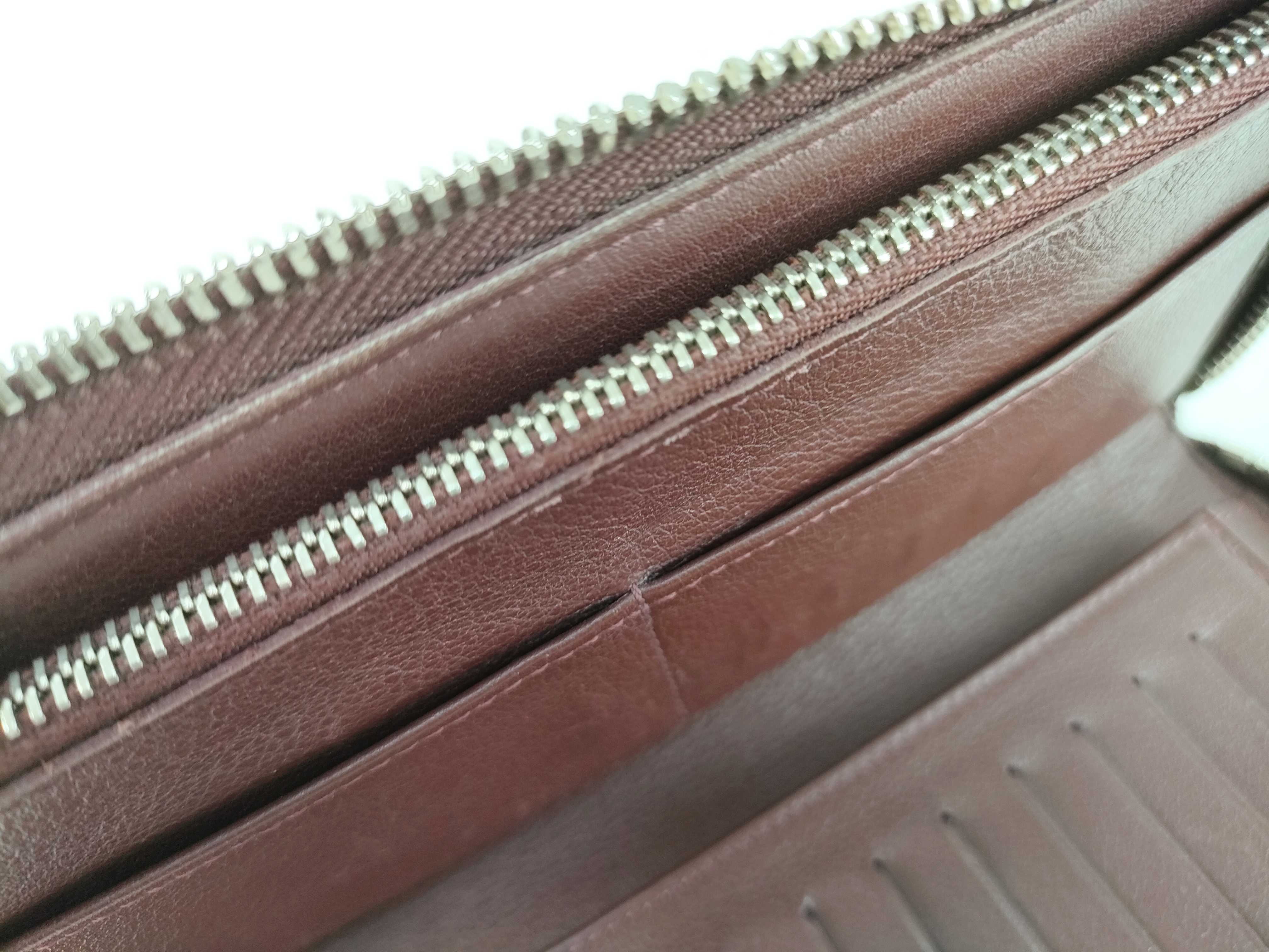 Taiga Zippy Wallet M58410 CA2154 Taurillon Bordeaux Wallet — view 15