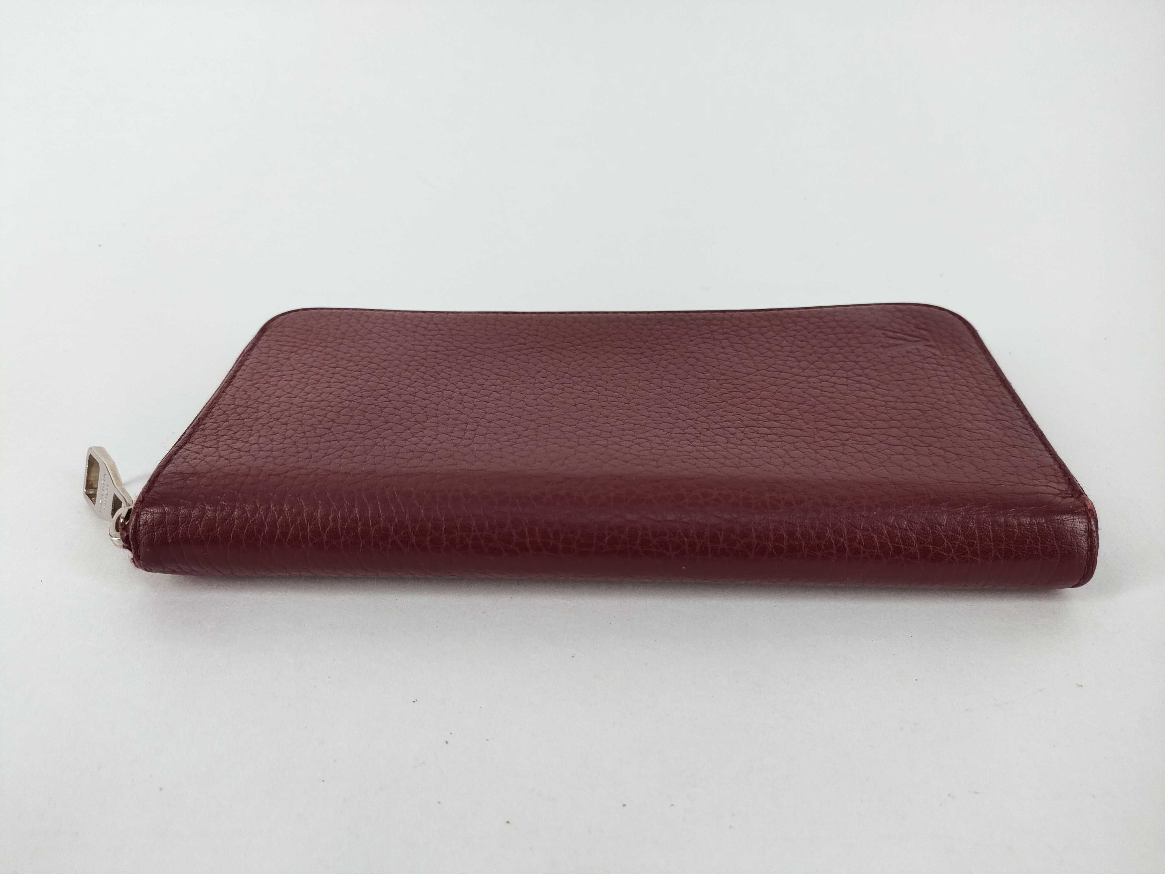 Taiga Zippy Wallet M58410 CA2154 Taurillon Bordeaux Wallet — view 5