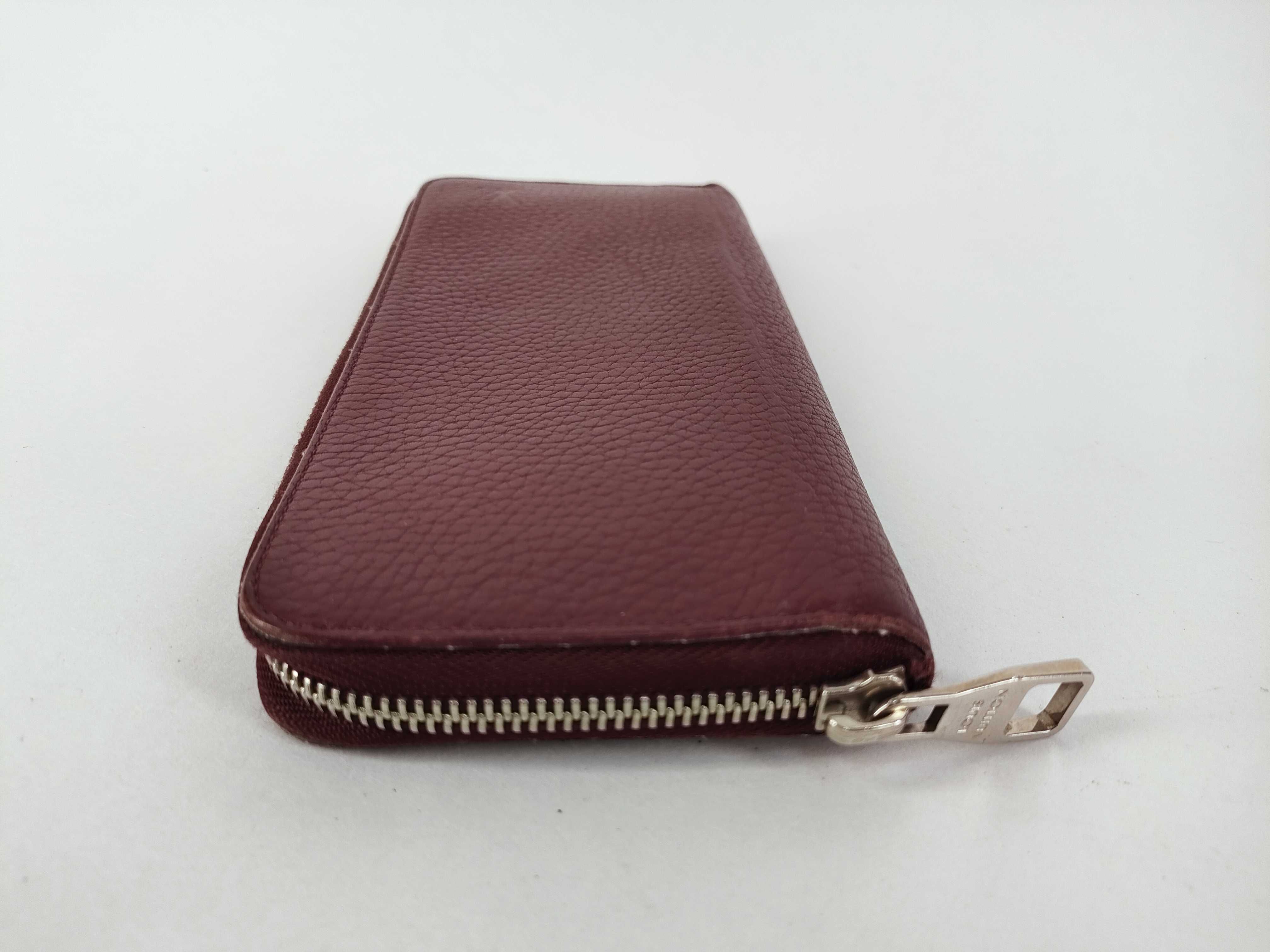 Taiga Zippy Wallet M58410 CA2154 Taurillon Bordeaux Wallet — view 6