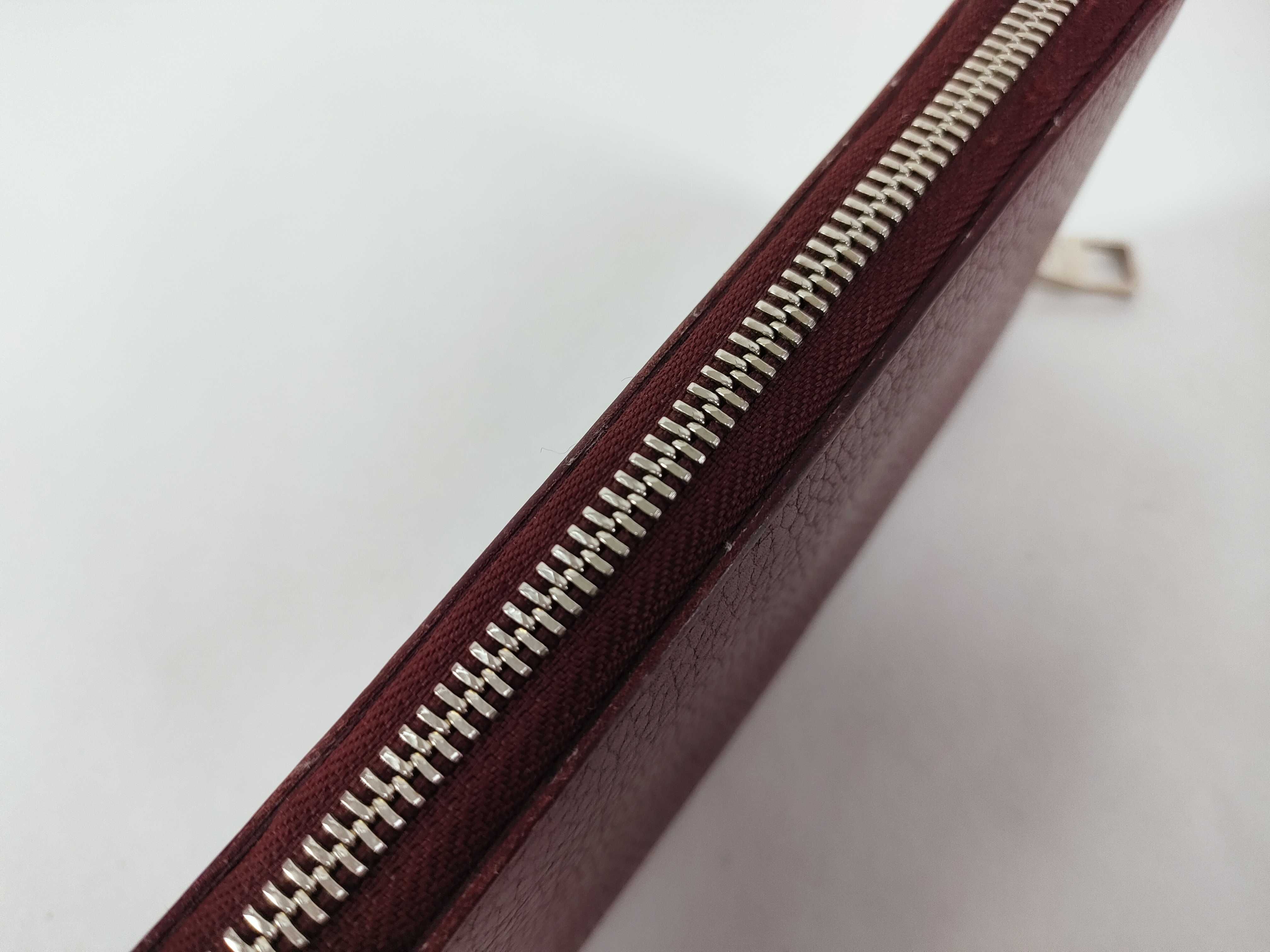 Taiga Zippy Wallet M58410 CA2154 Taurillon Bordeaux Wallet — view 8