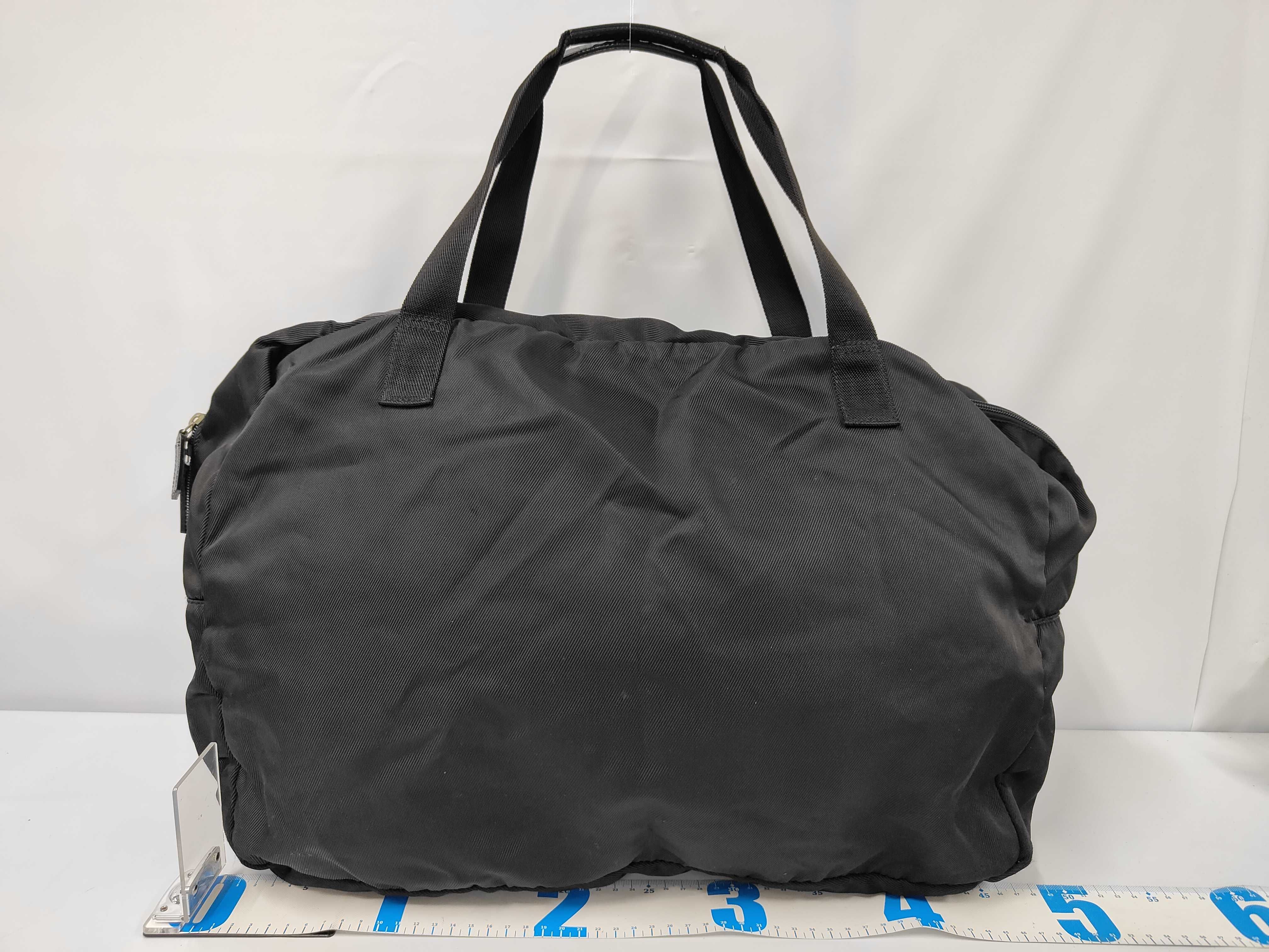 handbag, canvas, black, Boston bag — view 2