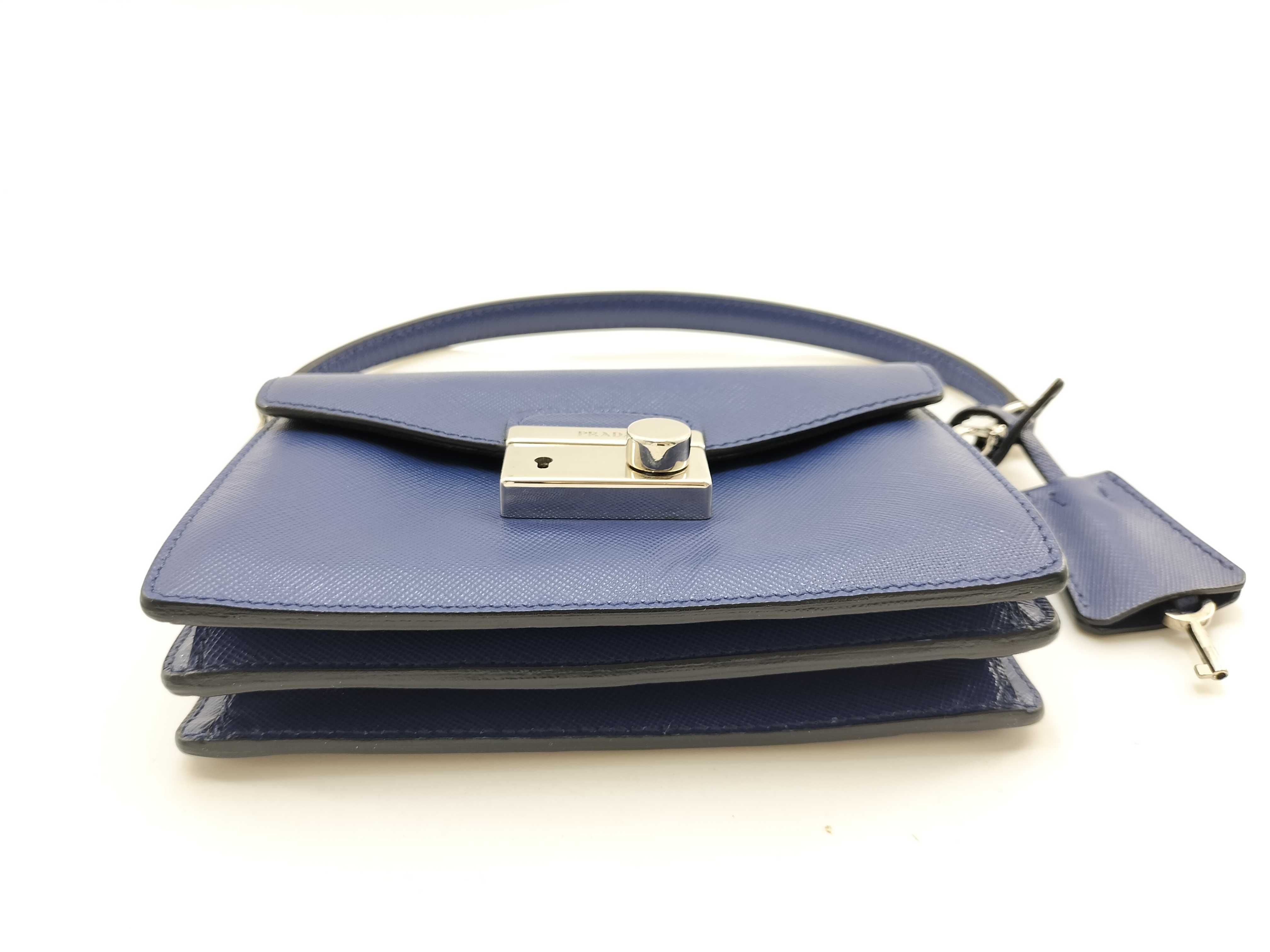 Saffiano Leather Mini 2-Way Bag — view 3