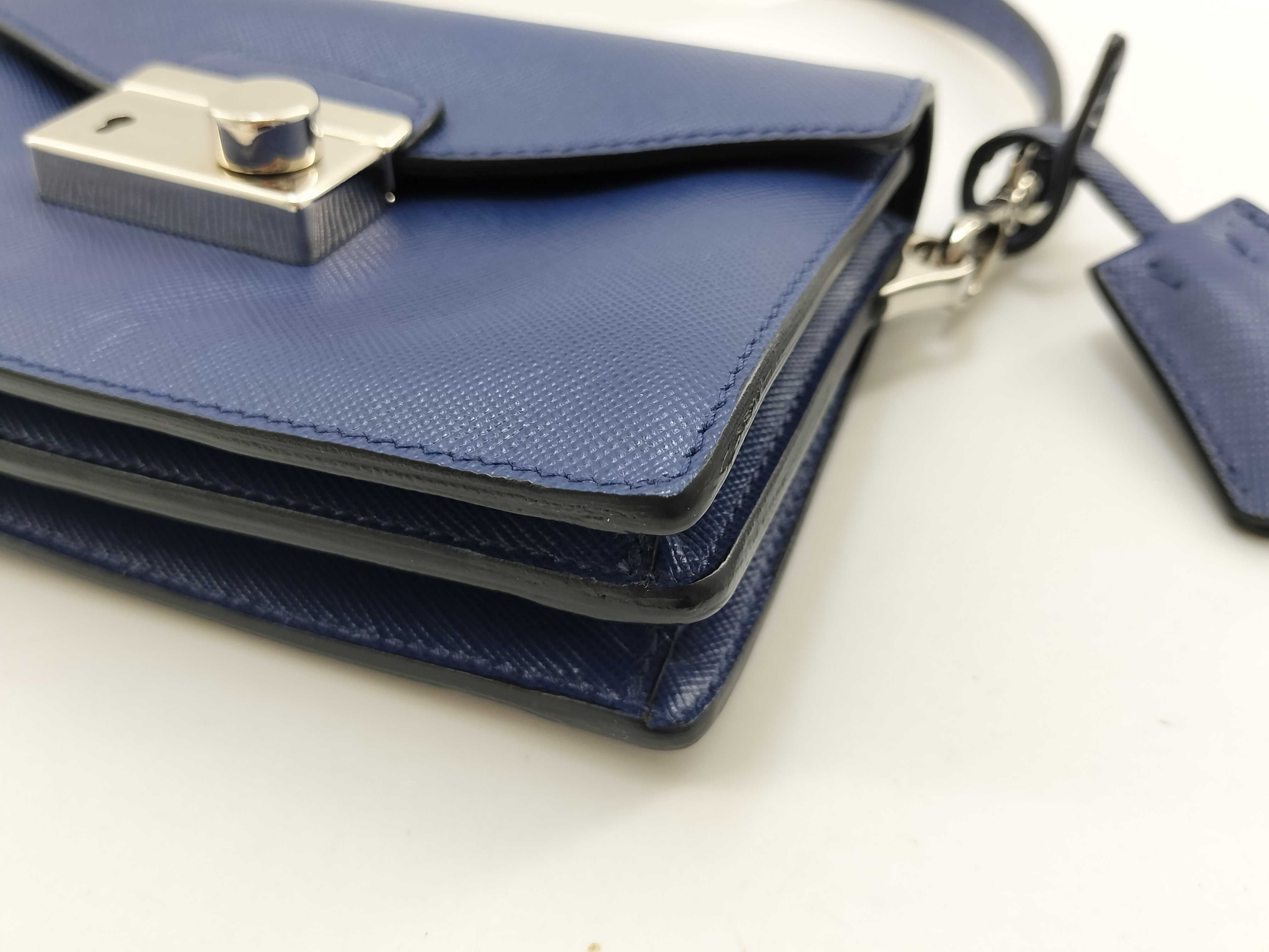 Saffiano Leather Mini 2-Way Bag — view 5