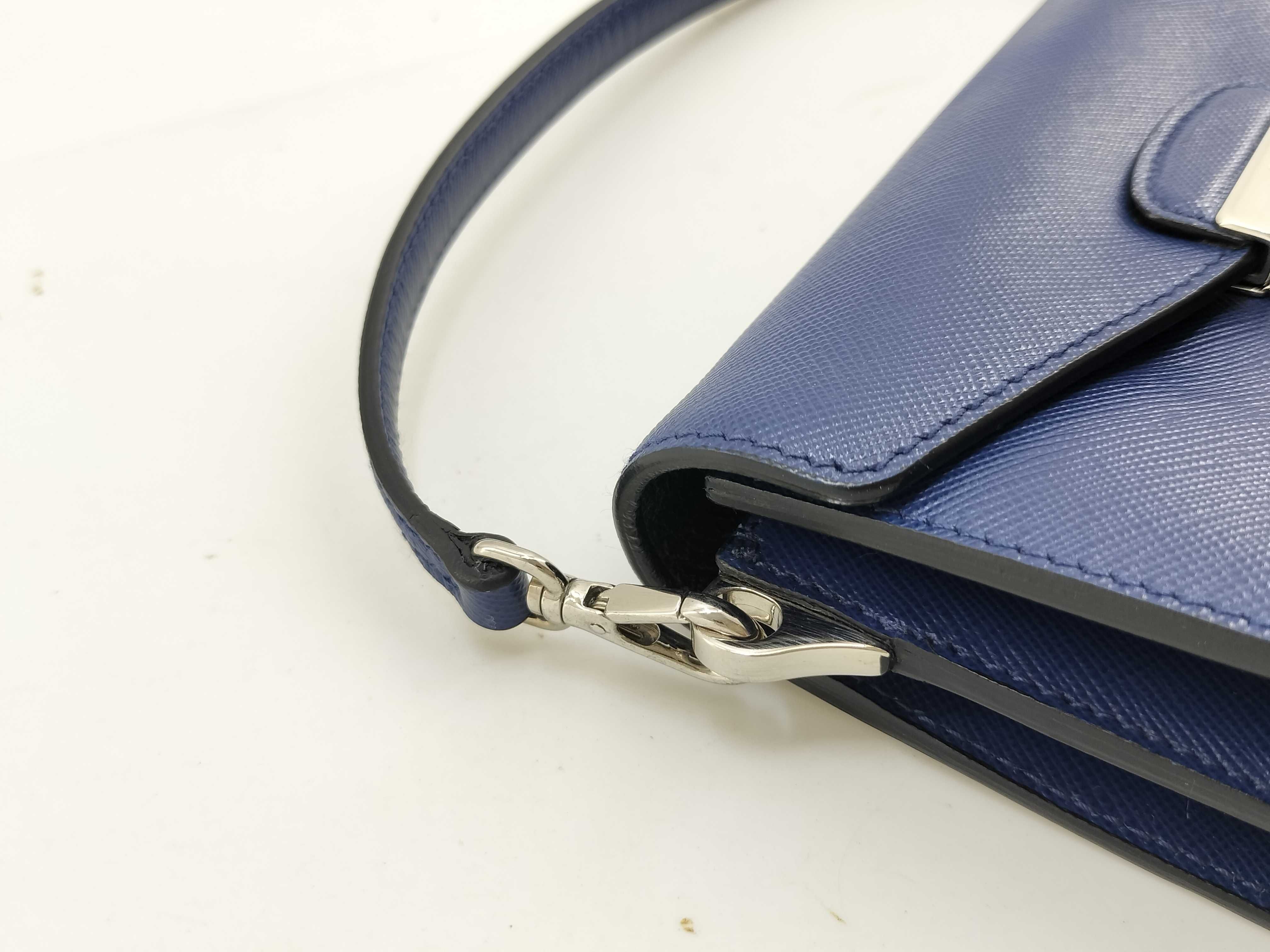 Saffiano Leather Mini 2-Way Bag — view 6