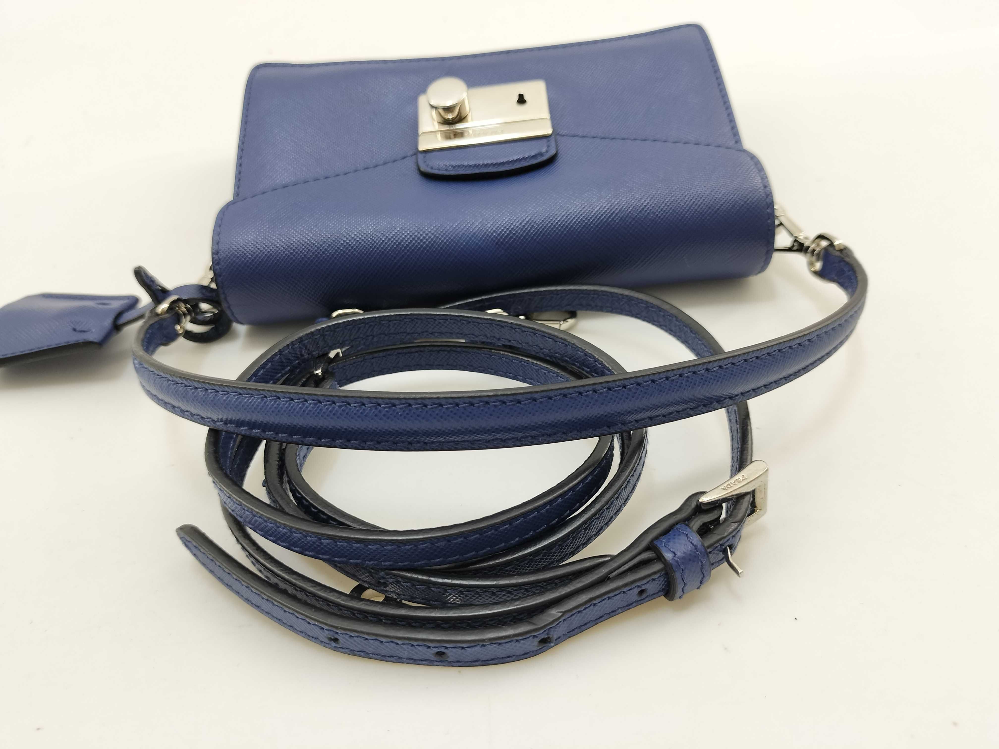 Saffiano Leather Mini 2-Way Bag — view 7