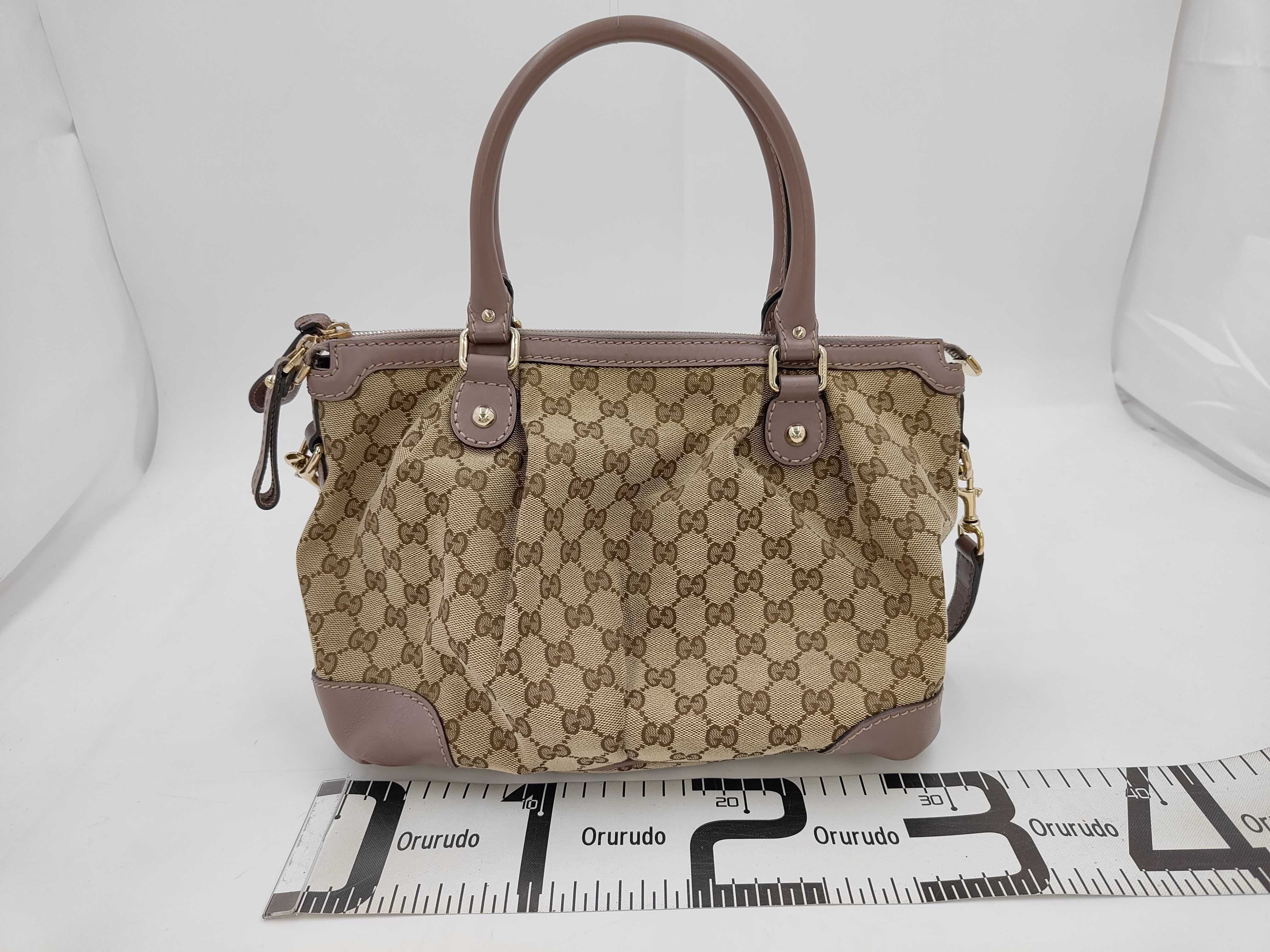 GG Canvas GG Pattern Logo Handbag — view 2