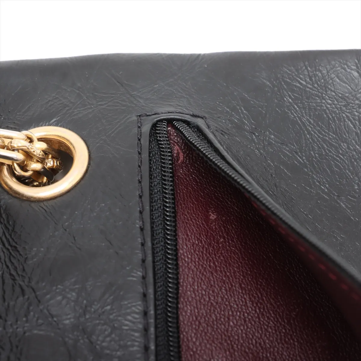 [Individually wrapped] Chanel Matelasse 2.55 Vintage Calf Double Flap Double Chain Bag Icon Black Gold Hardware 23628570 23rd Series — view 14