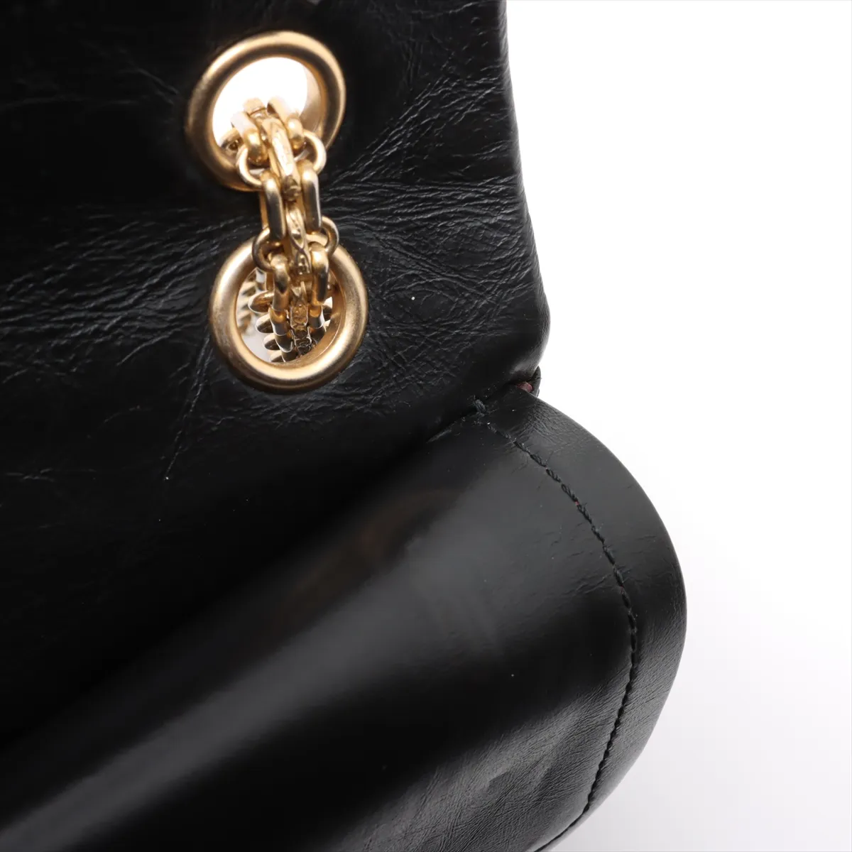 [Individually wrapped] Chanel Matelasse 2.55 Vintage Calf Double Flap Double Chain Bag Icon Black Gold Hardware 23628570 23rd Series — view 15