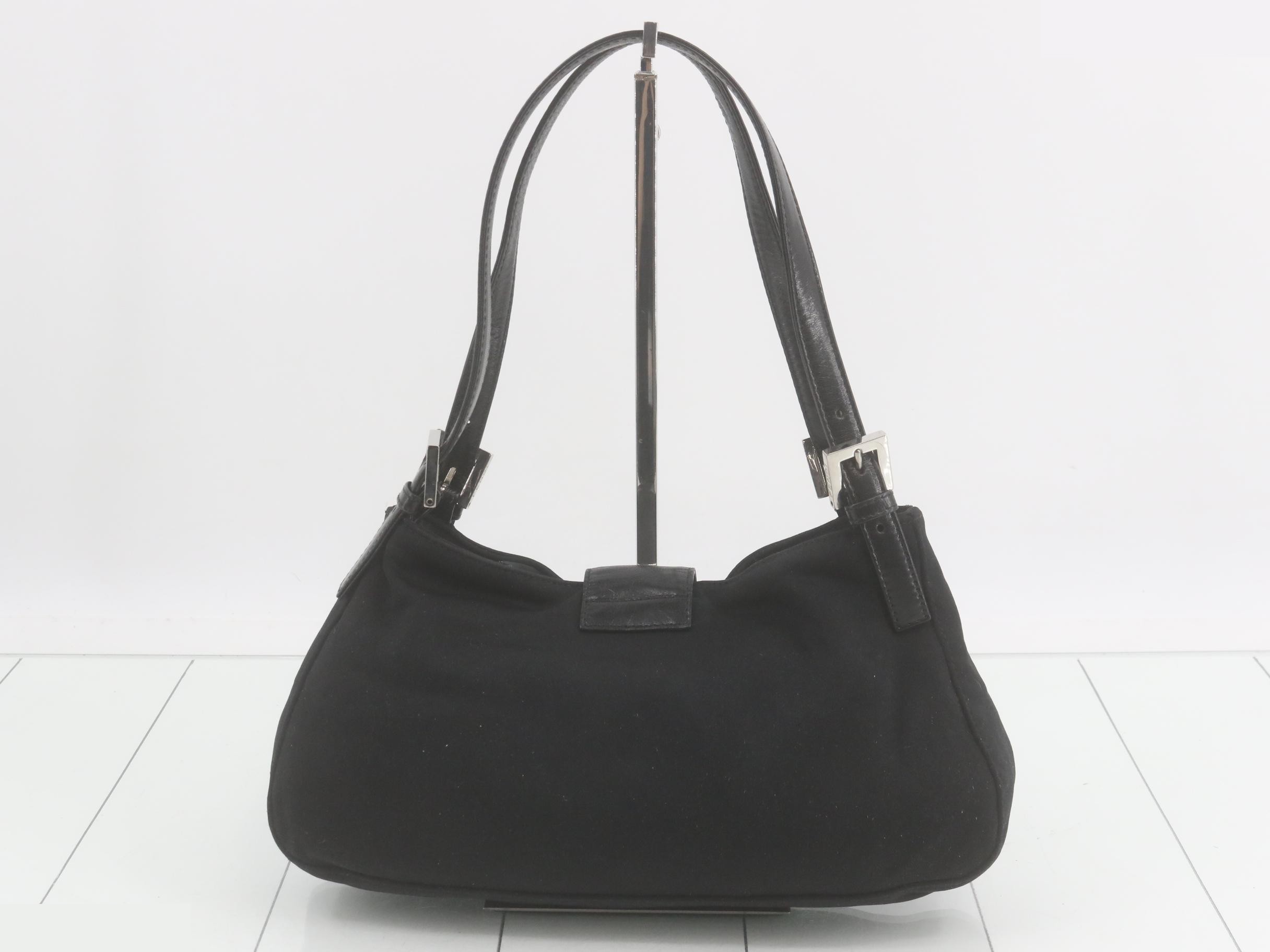 Mamma Baguette Jersey Black Handbag — view 2