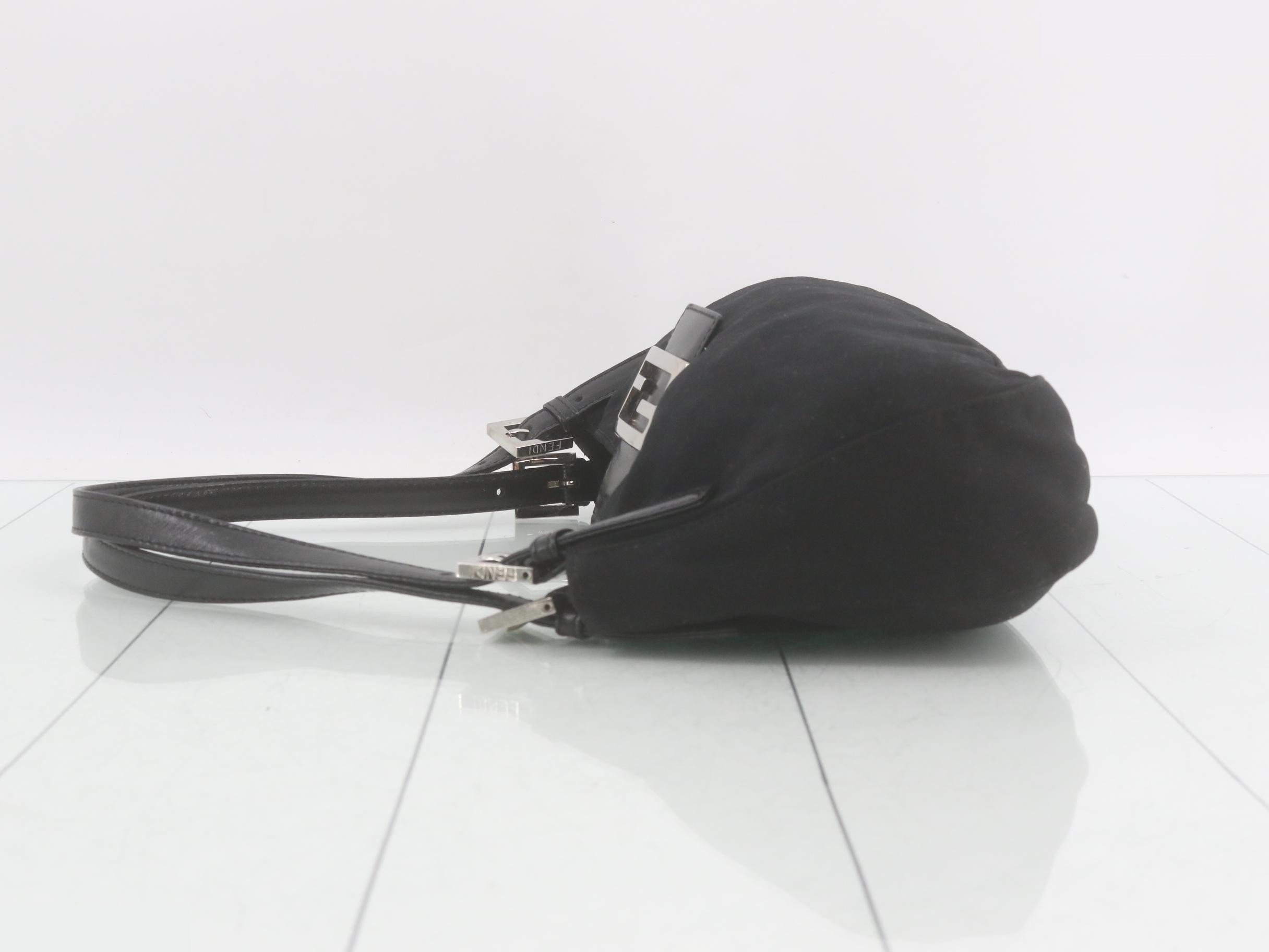 Mamma Baguette Jersey Black Handbag — view 4