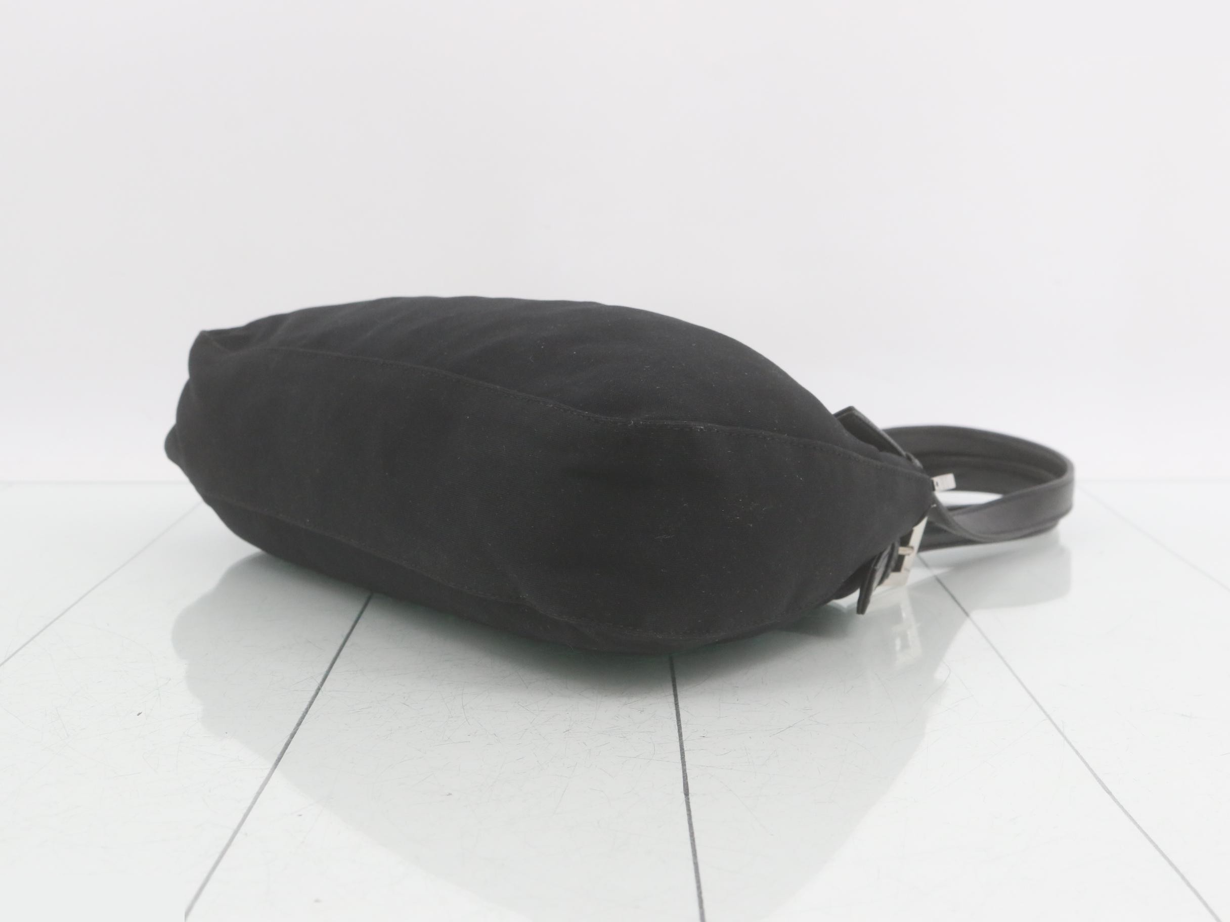 Mamma Baguette Jersey Black Handbag — view 6
