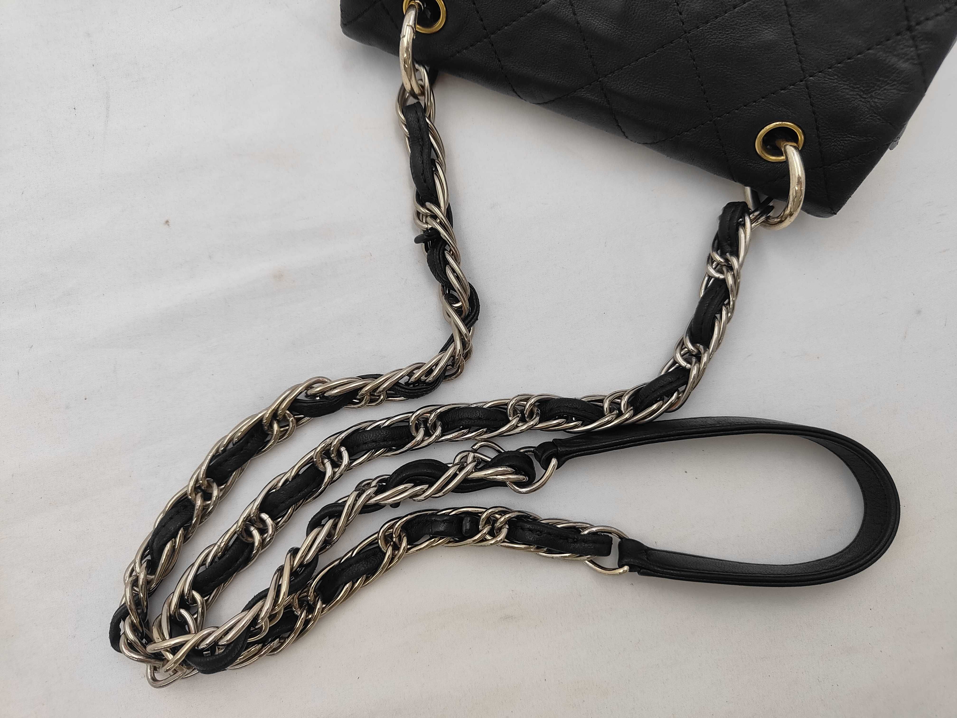 Matelassé Chain Shoulder Bag — view 3