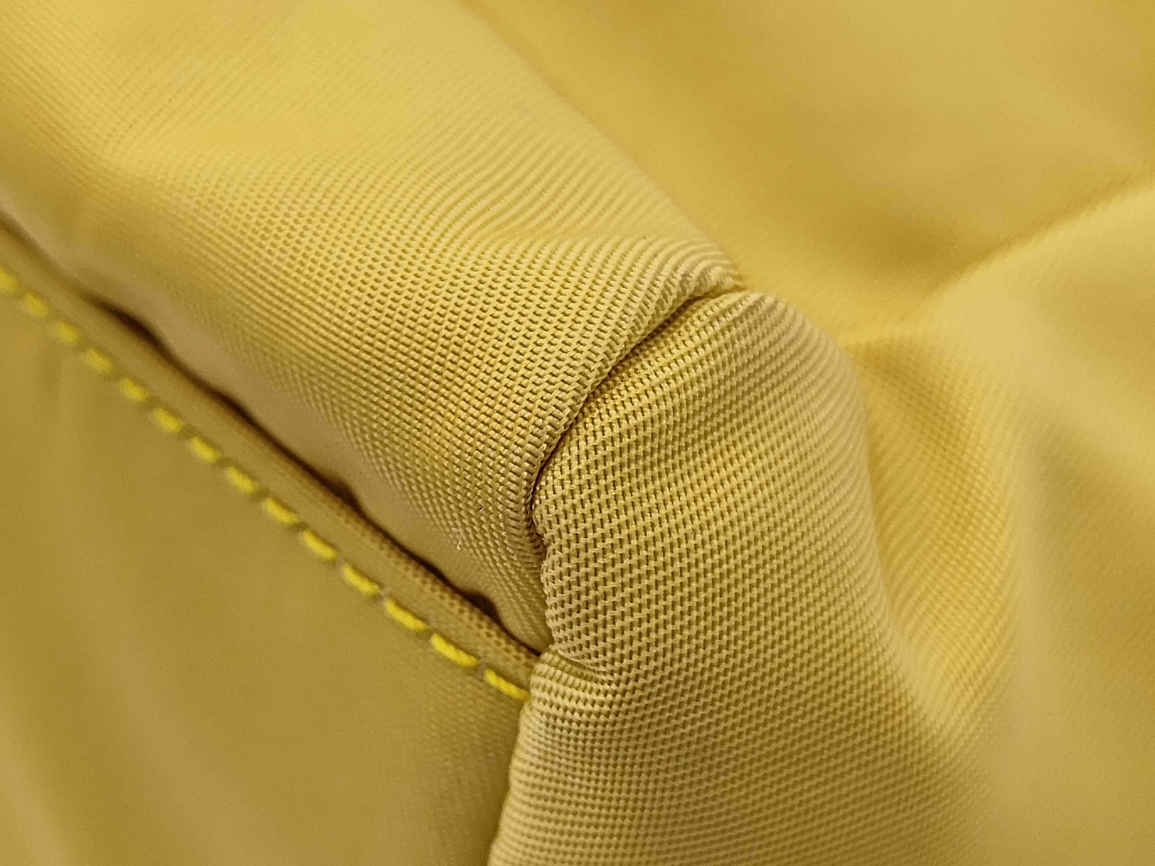 Nylon Yellow Tote Bag with Card Holder — view 4