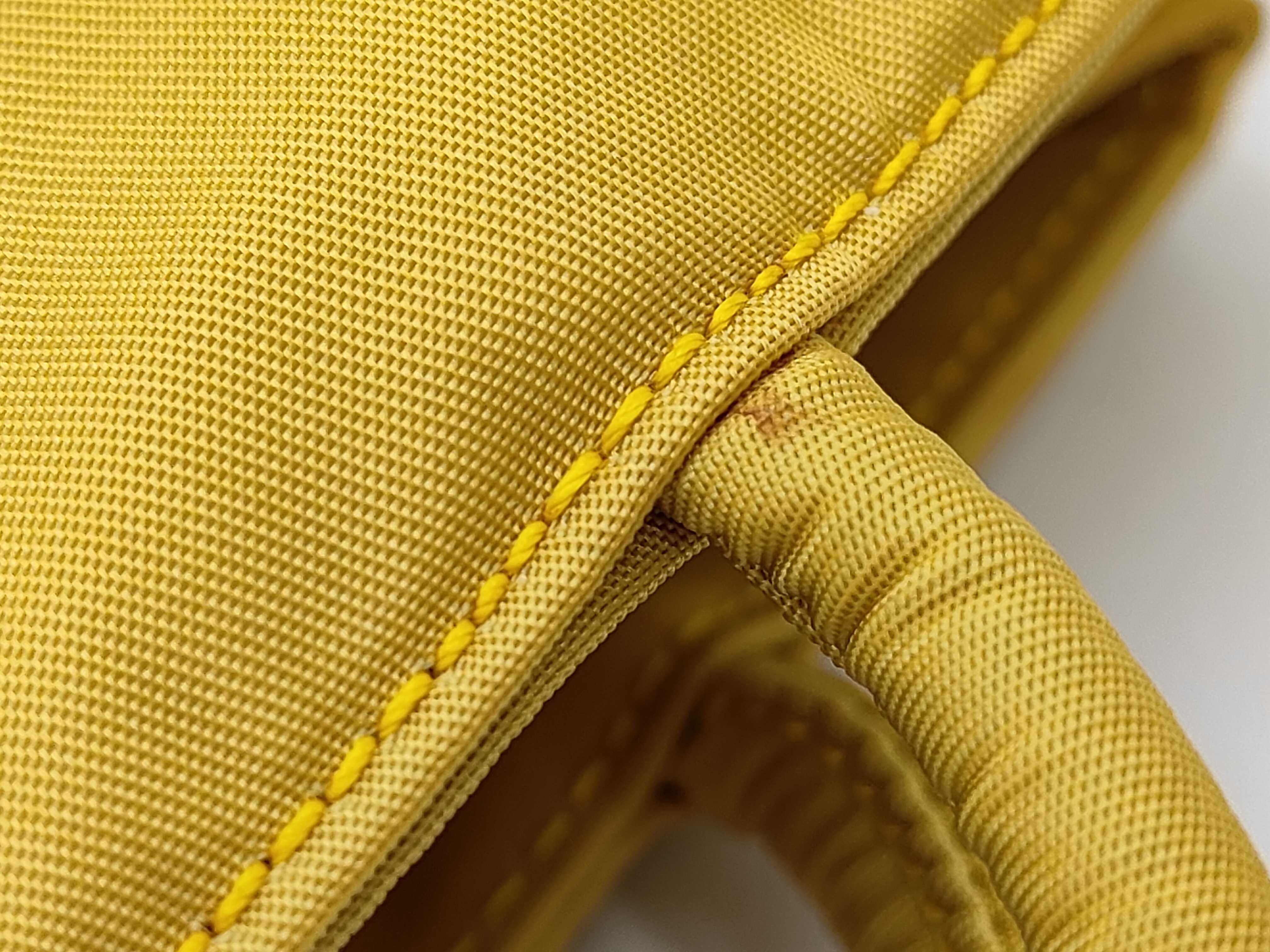 Nylon Yellow Tote Bag with Card Holder — view 7