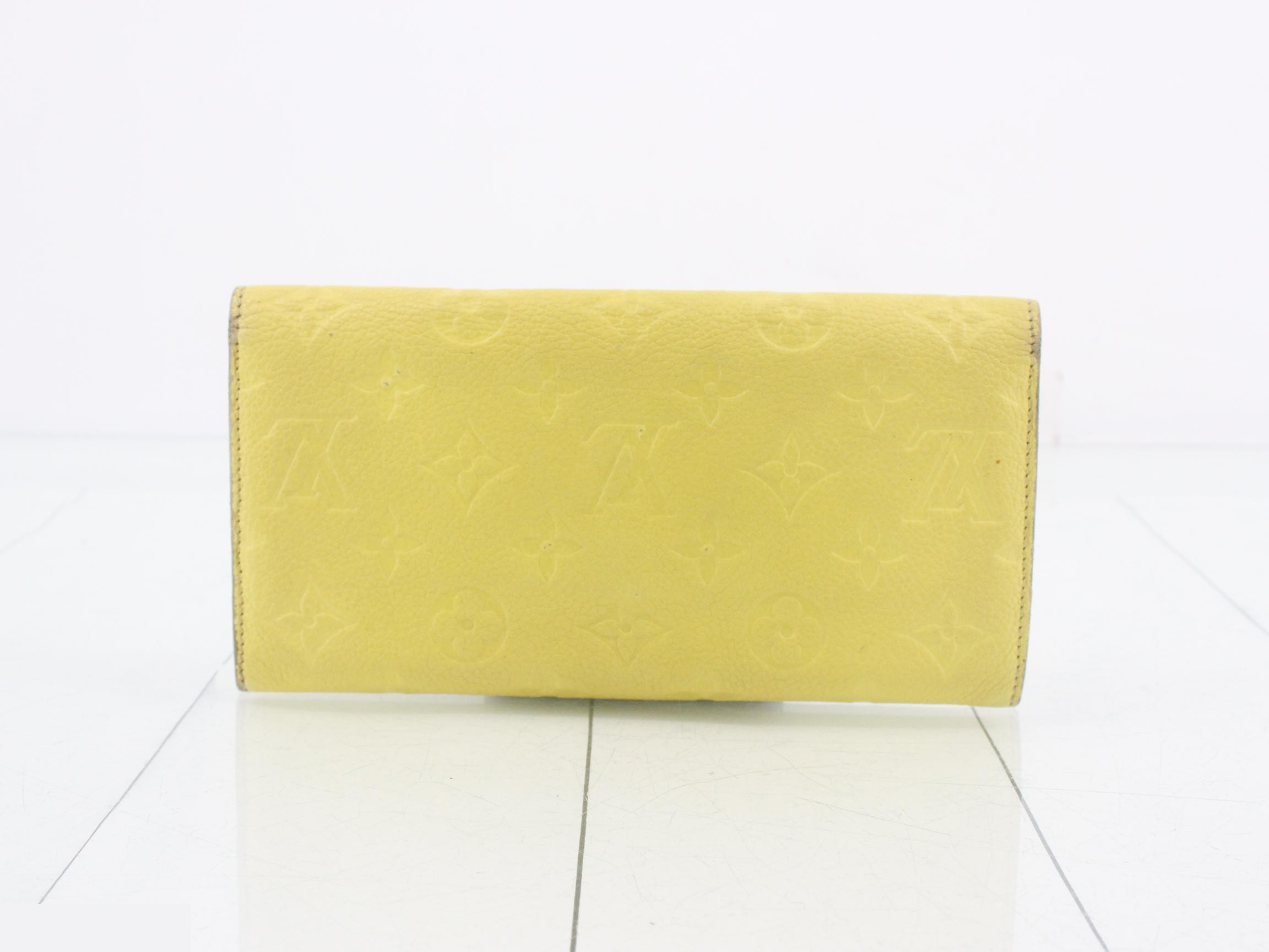 M60566 Portefeuille Curieuse Monogram Empreinte Citron — view 2