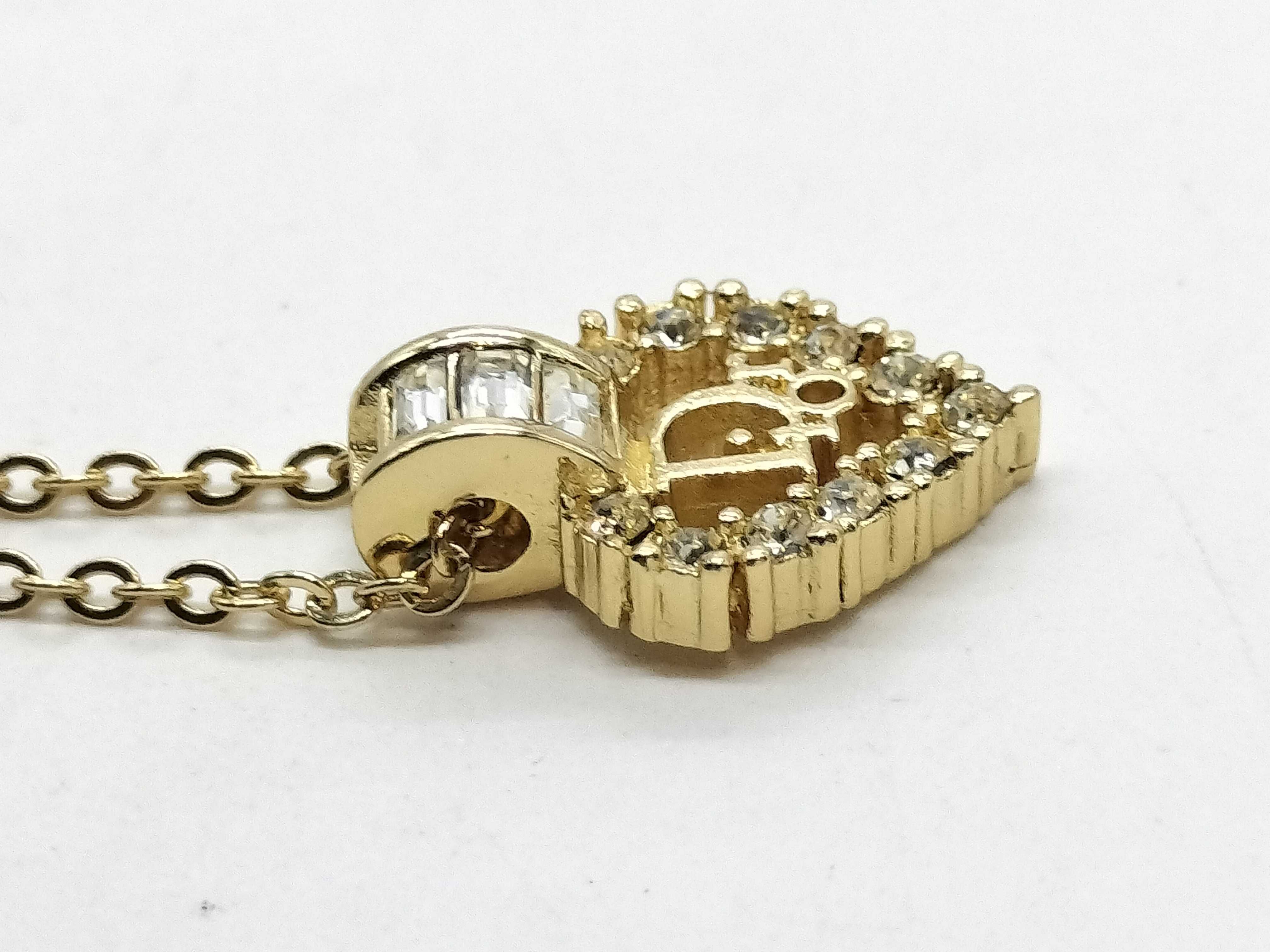 logo necklace (missing stone) — view 9