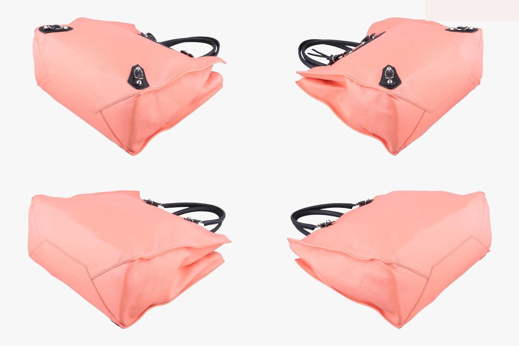 Paper Leather Pink x Black — view 4