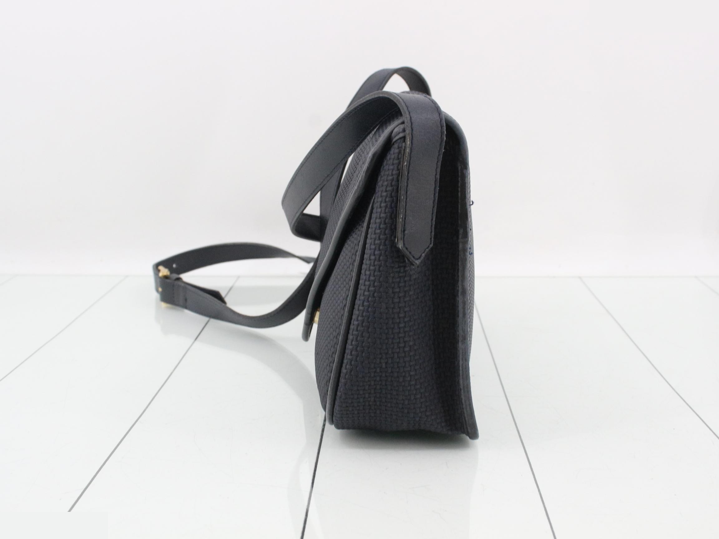 shoulder bag, navy — view 3