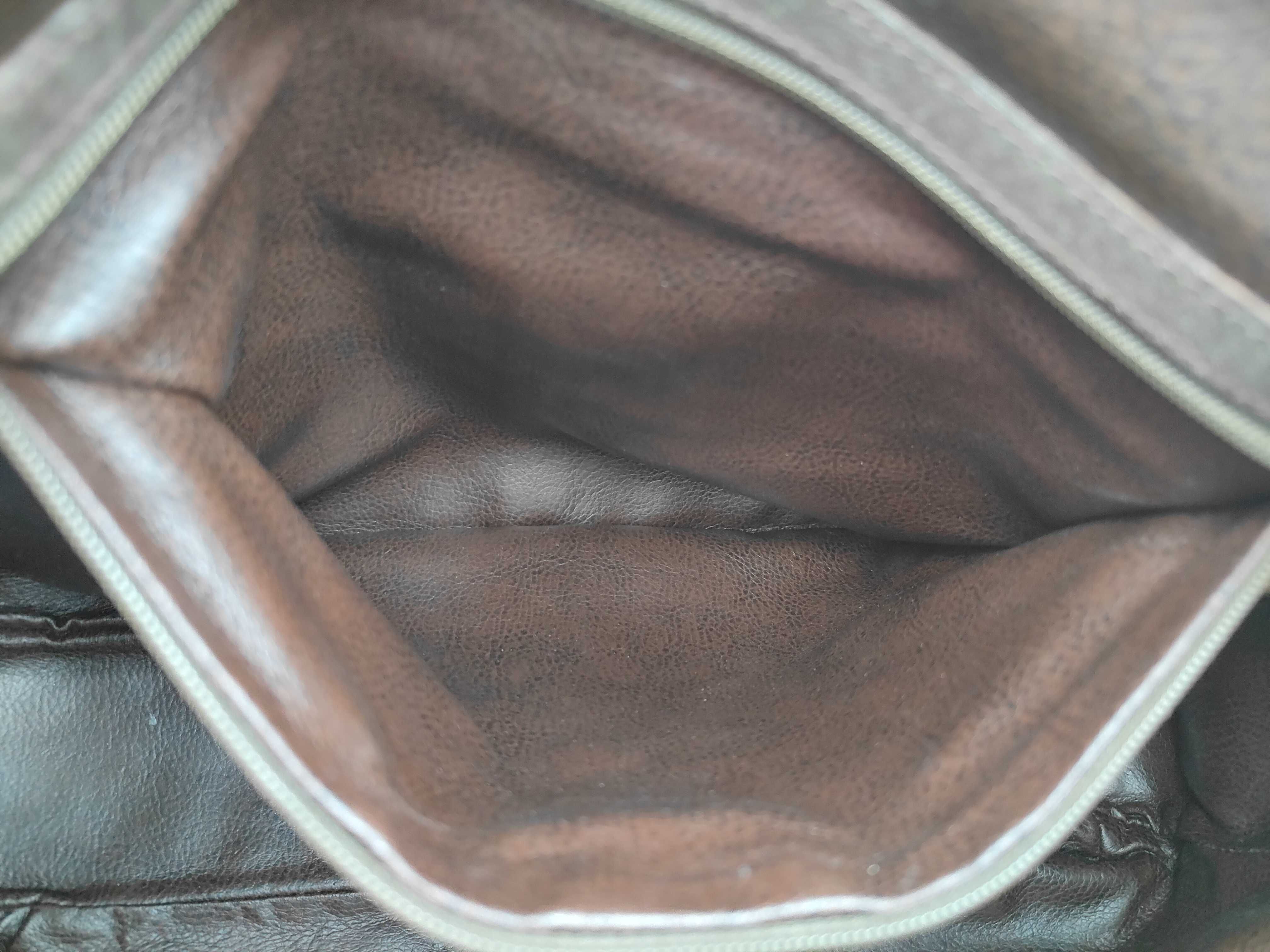Suede Brown Shoulder Bag — view 10