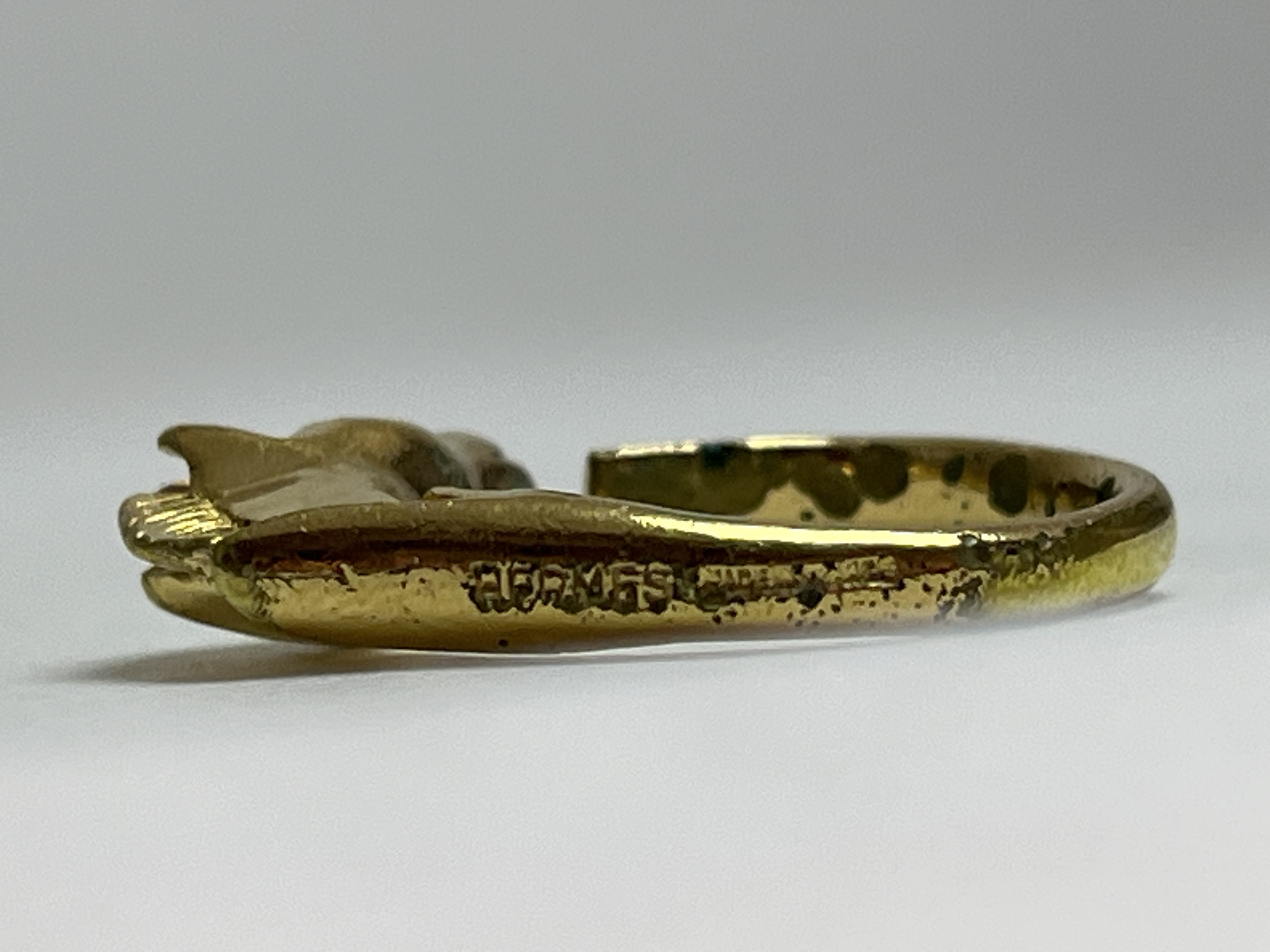 Horse Cheval Ring Gold Ring — view 3