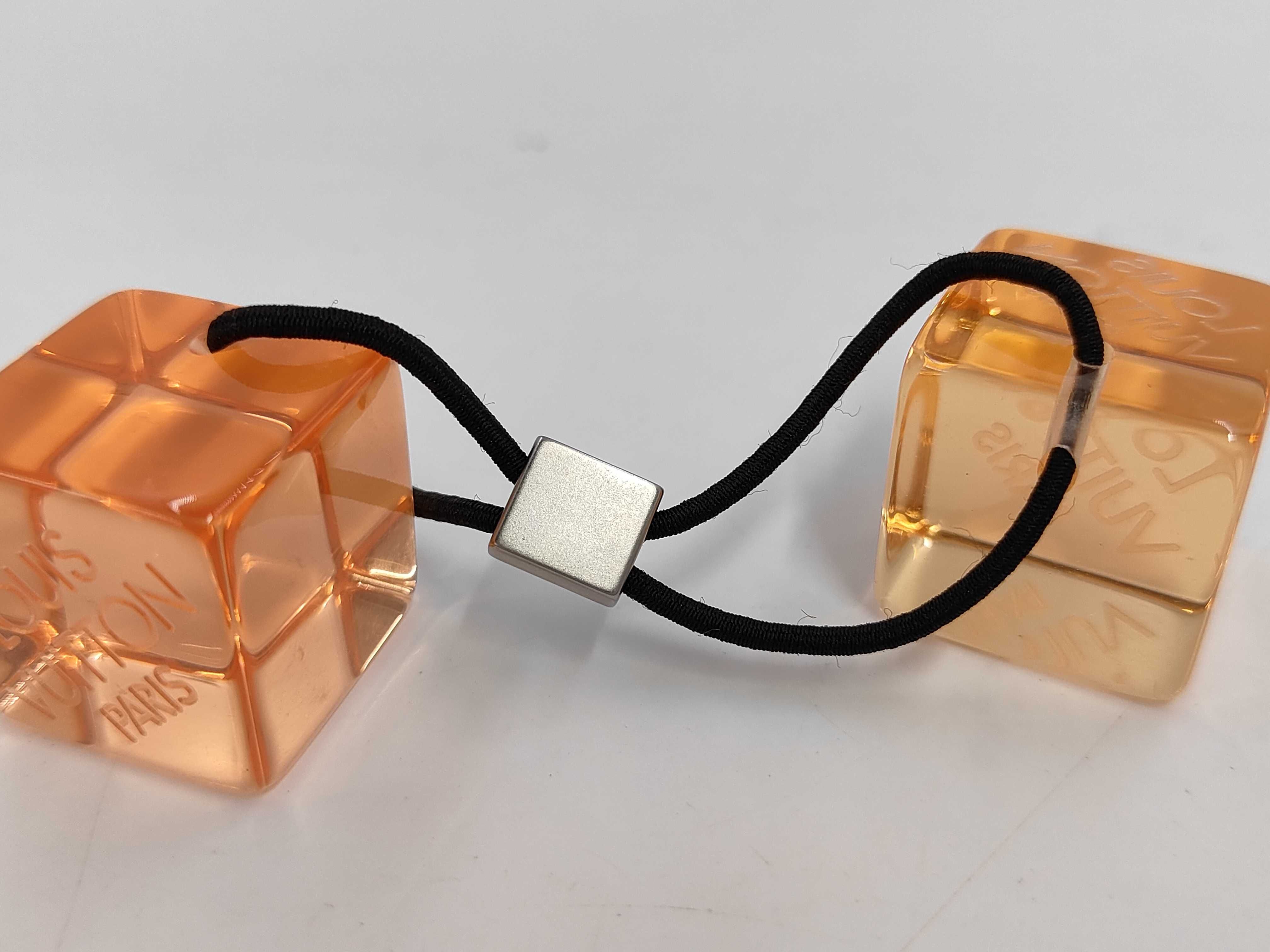 Inclusion Hair Cube Hair Tie Orange Hair Accessory — view 5