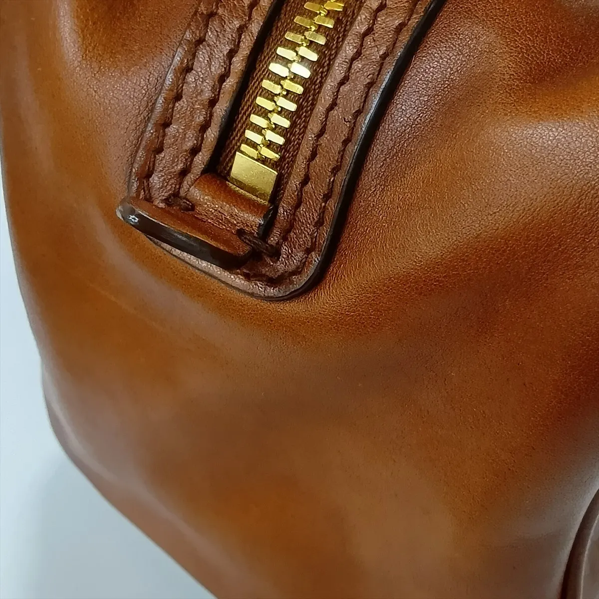 leather handbag, brown — view 11
